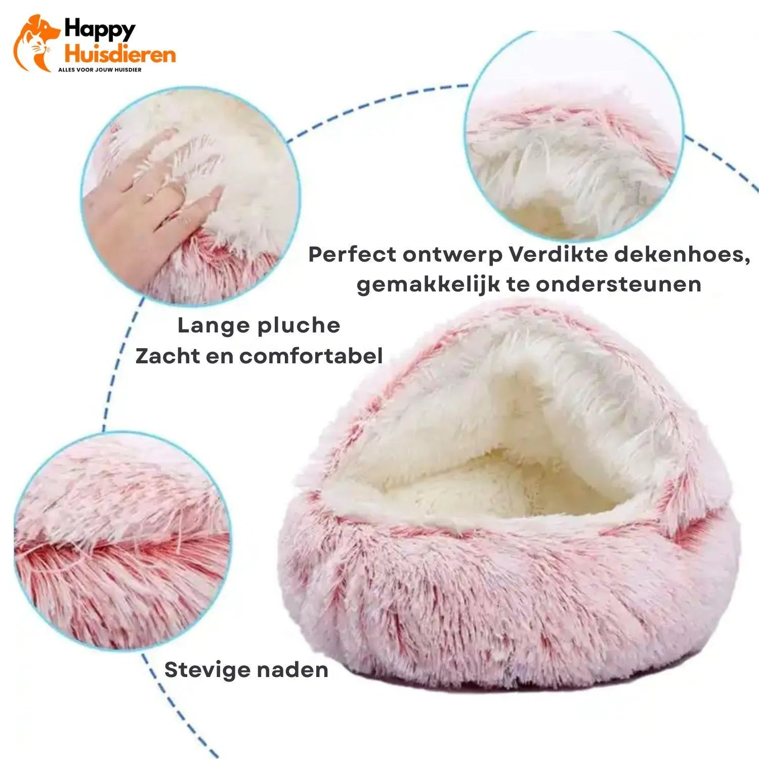 PetHuddle | Orthopedische dierenmand voor ontspanning en gewrichtsverlichting