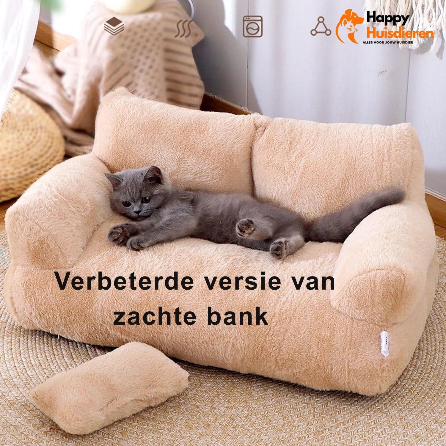 PetParadise | Knusse sofa voor huisdieren – warm, stijlvol en wasbaar