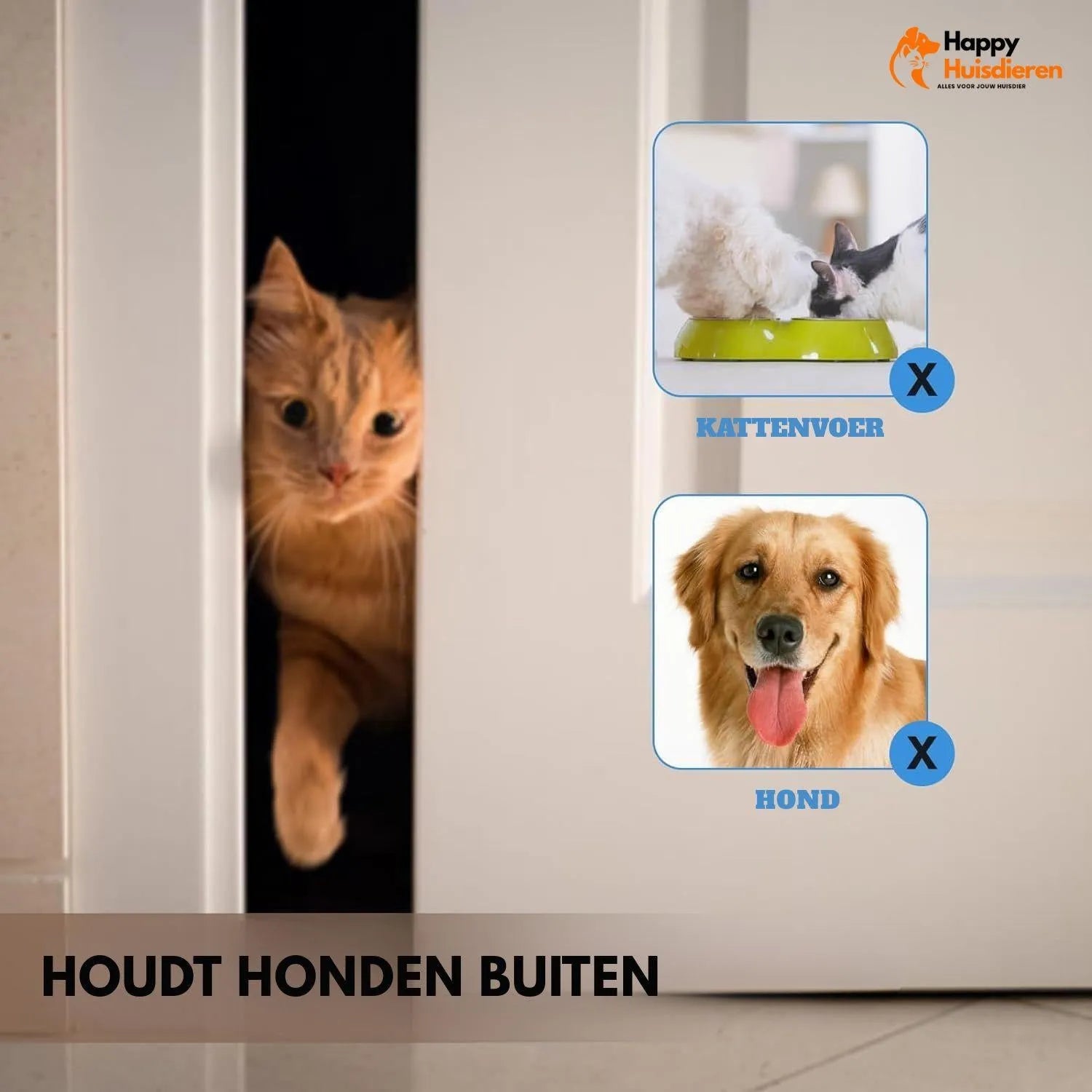 PetPass Pro | Slimme katten doorgang met verstelbare opening voor huisdieren