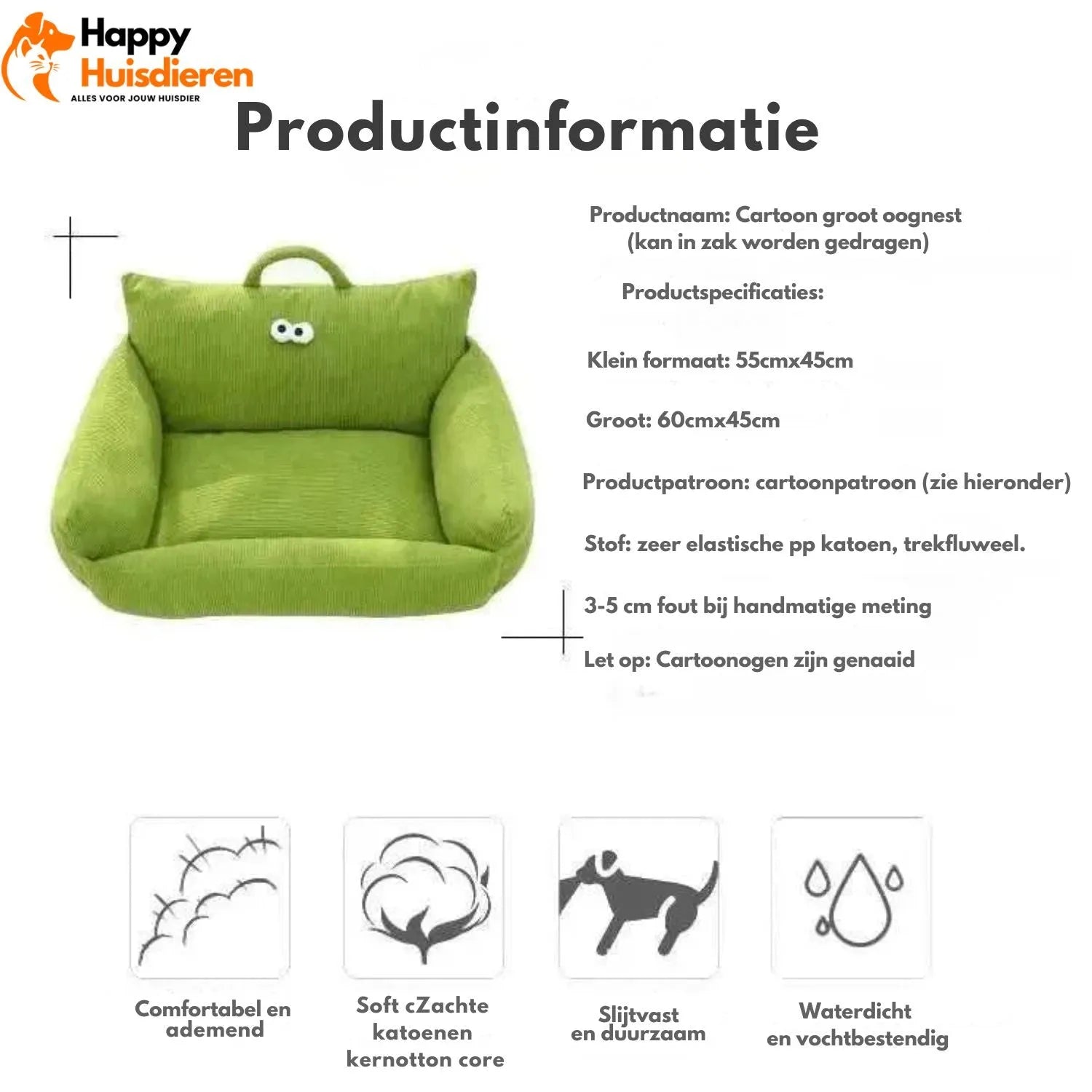 Pets Dream Nest | Comfortabele honden- en kattenbank met zachte bekleding