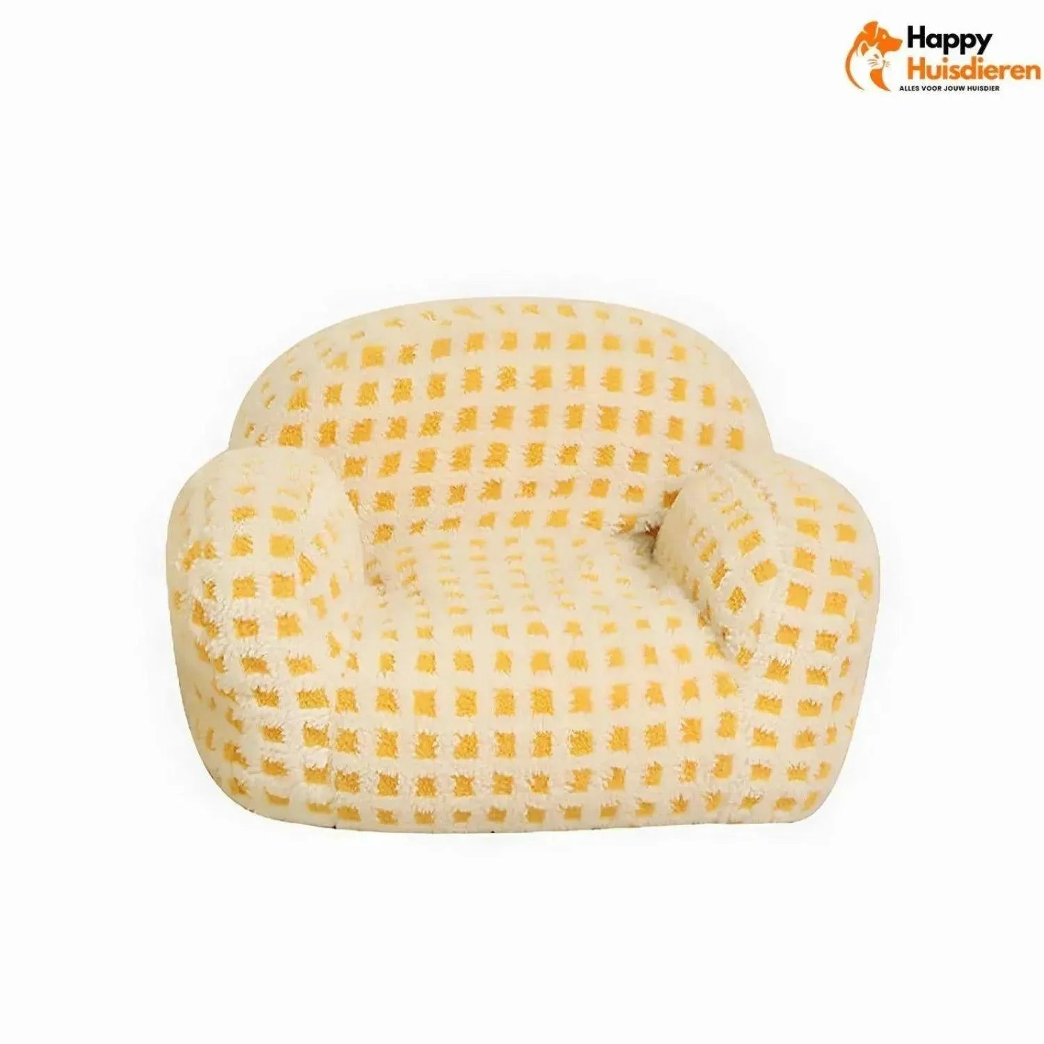 Pluizige Pootjes Rustplek | Luxe Huisdieren Sofa in Zachte Lamsvel