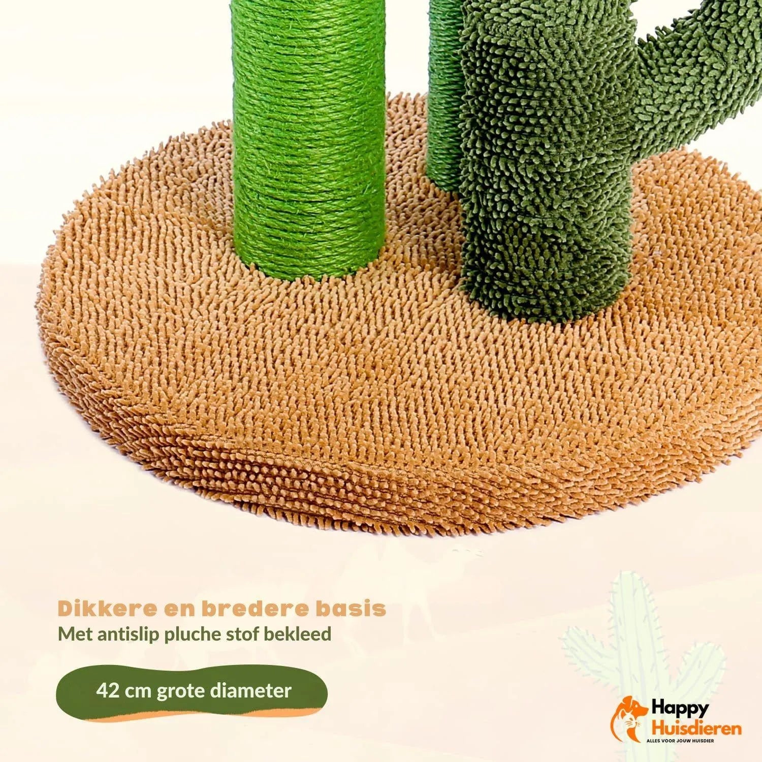 PricklyPlay Tower | Cactus krabpaal voor katten – stijlvol, duurzaam & stabiel