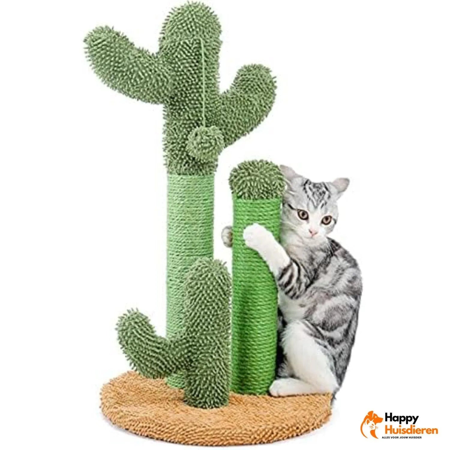 PricklyPlay Tower | Cactus krabpaal voor katten – stijlvol, duurzaam & stabiel