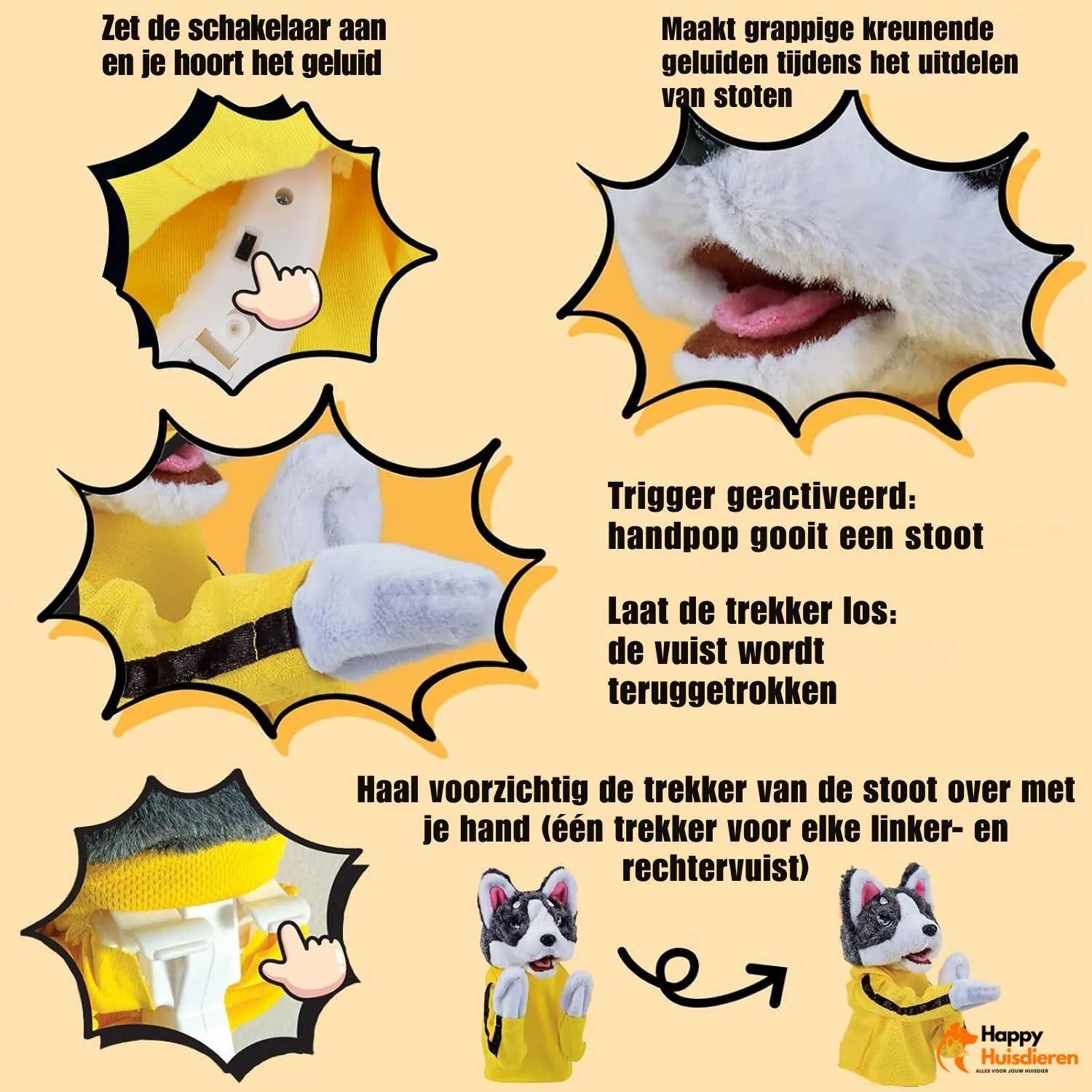 PunchPup | Interactief boks-speelgoed voor honden en katten