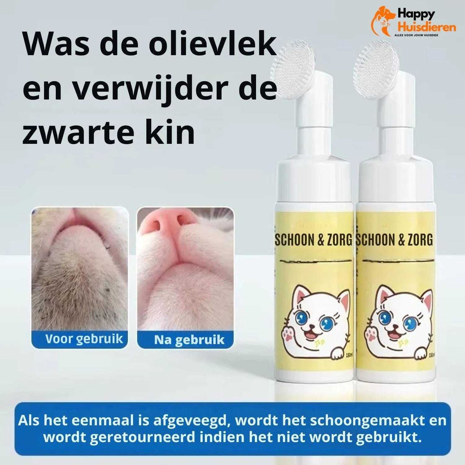 PurrEase Comb | Milde Kattenborstel voor Reiniging en Herstel