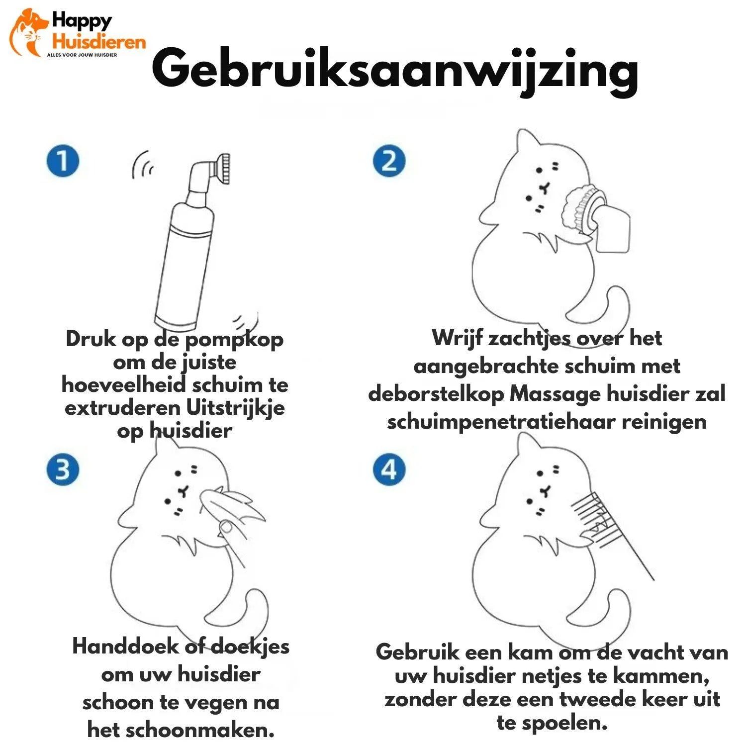 PurrEase Comb | Milde Kattenborstel voor Reiniging en Herstel