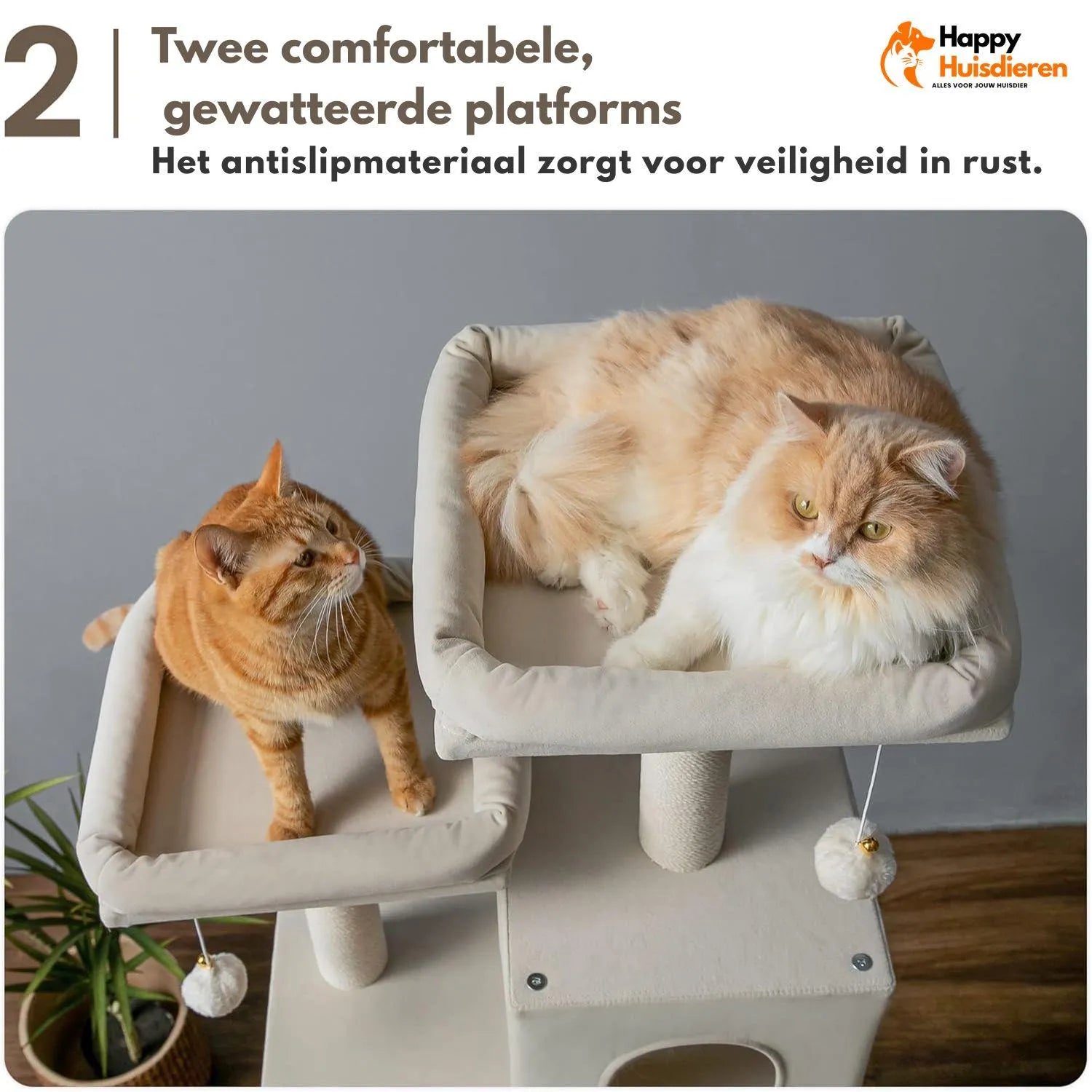 PurrLounge | Moderne kattentoren met stijl en stabiliteit