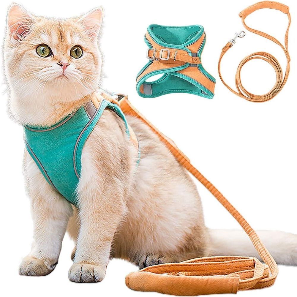 PurrSafe Harness Set | Katten tuigje ontsnappingsvrij met lijn