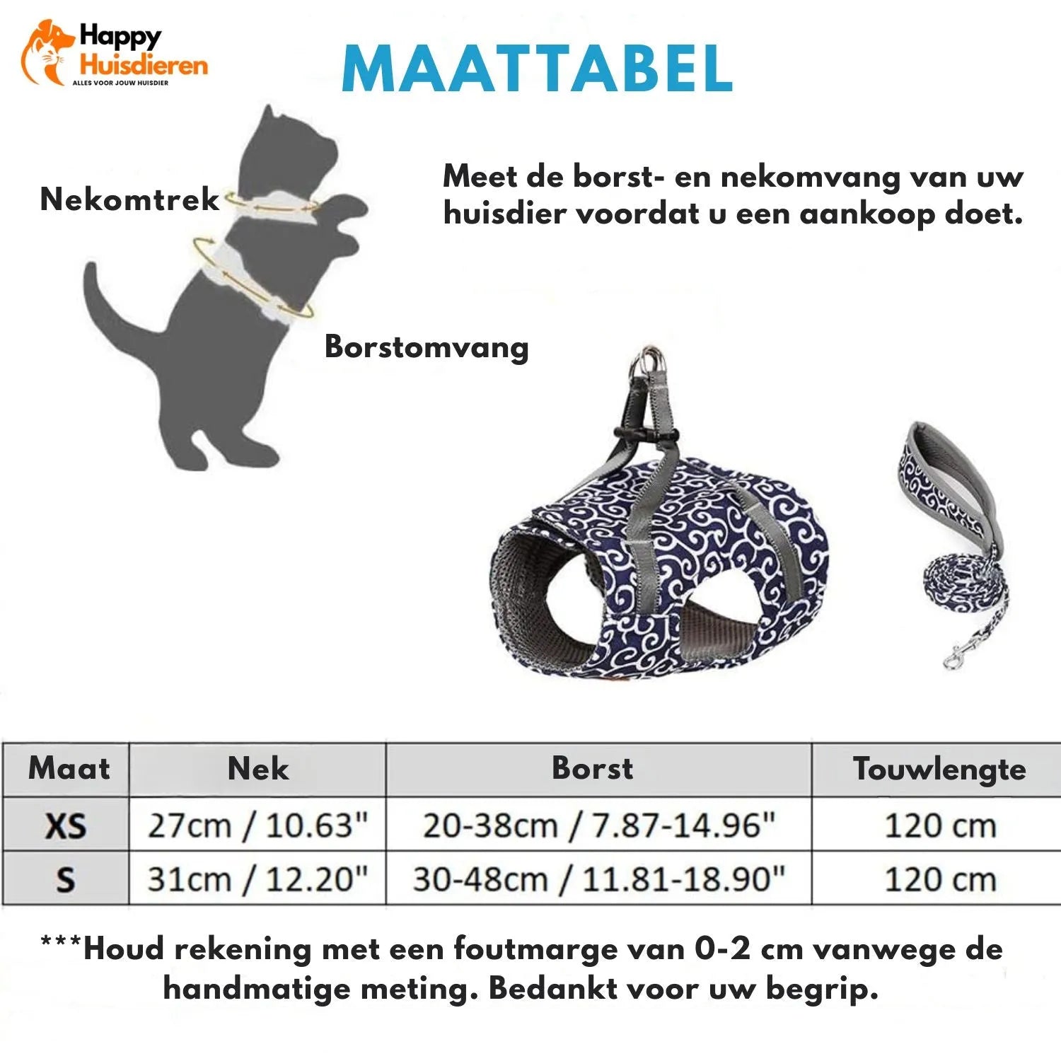 PurrTrail Harness | Verstelbaar kattentuigje voor buiten met ademend ontwerp