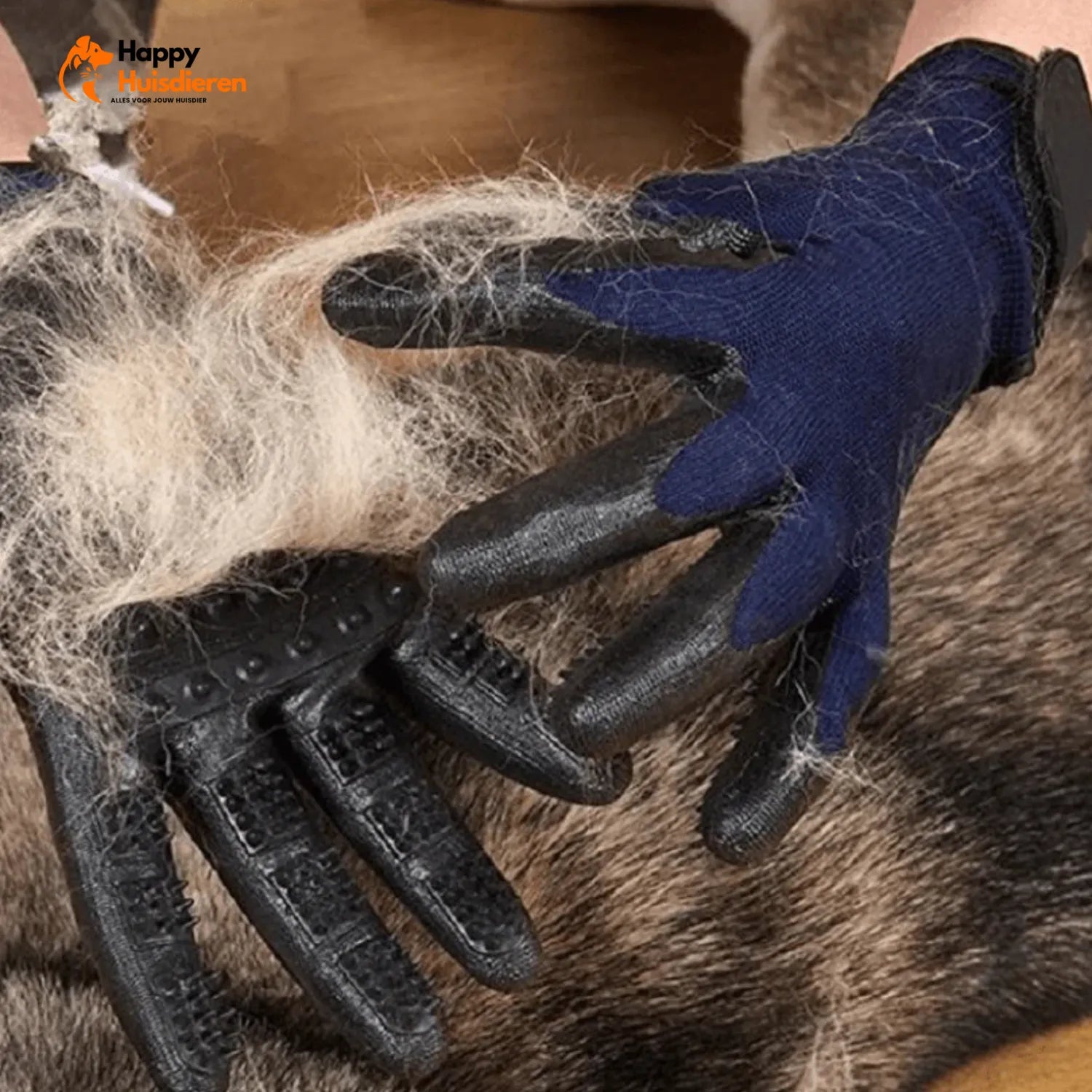 Purrfect Shedding Glove | Dierenhaar Verwijder Handschoen voor Huisdieren