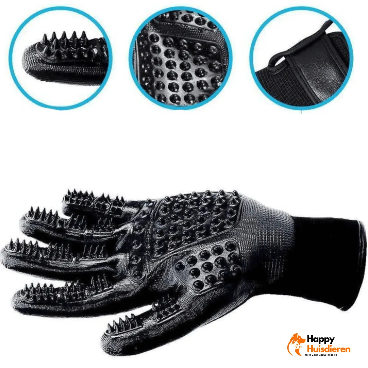 Purrfect Shedding Glove | Dierenhaar Verwijder Handschoen voor Huisdieren