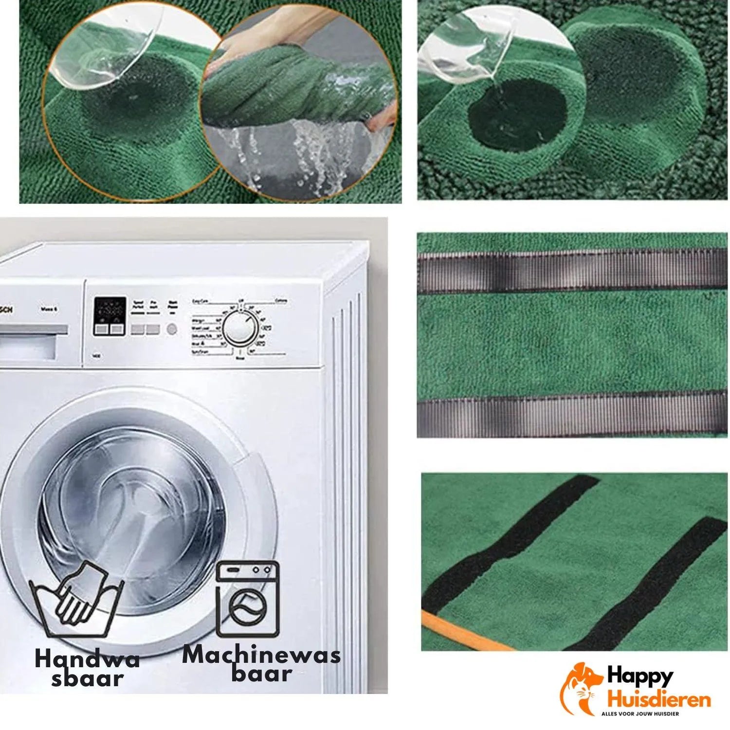 QuickDry | Sneldrogende Microvezel Hondenbadjas – Verstelbaar & Comfortabel