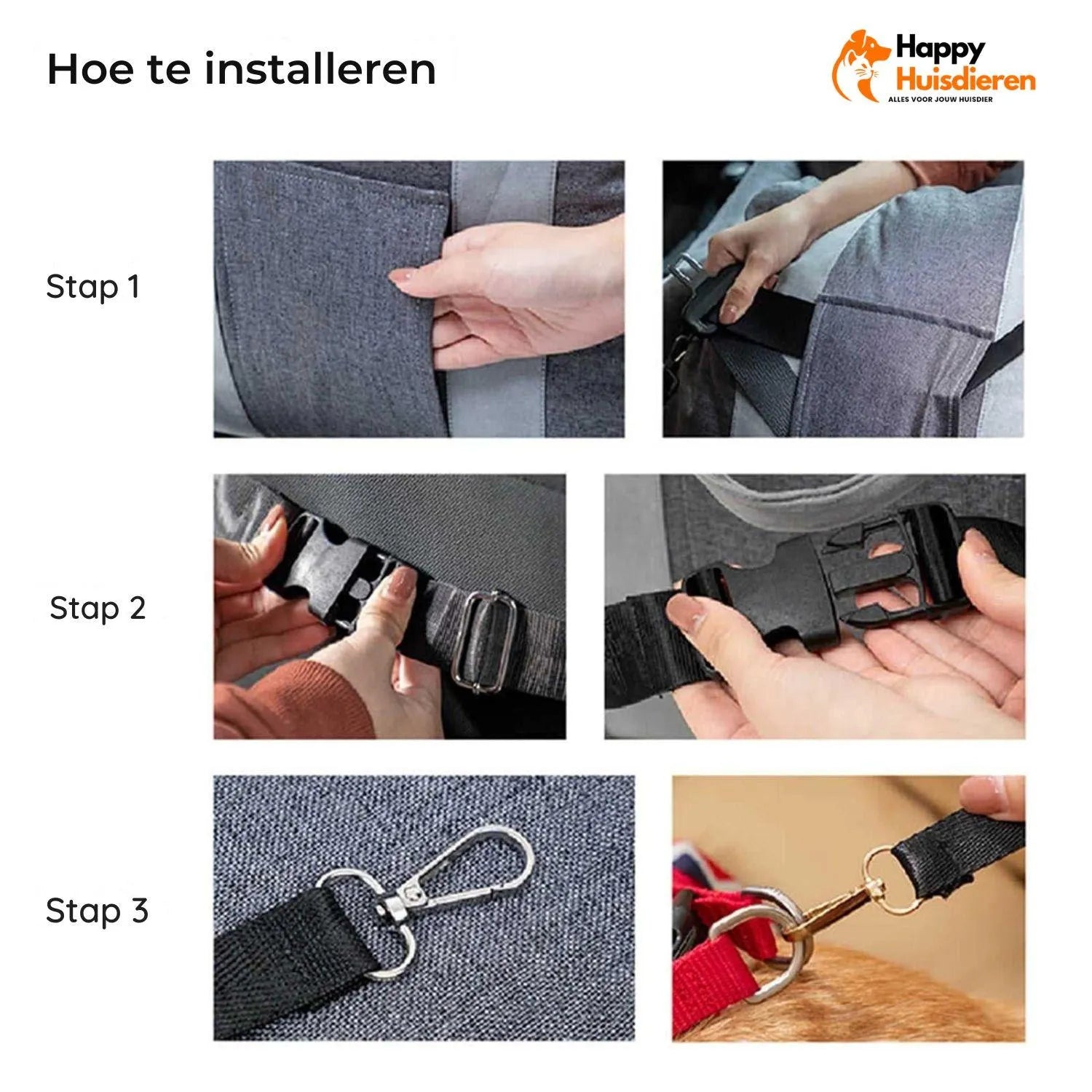 ReisRover Nest | Comfortabel autostoeltje voor honden onderweg