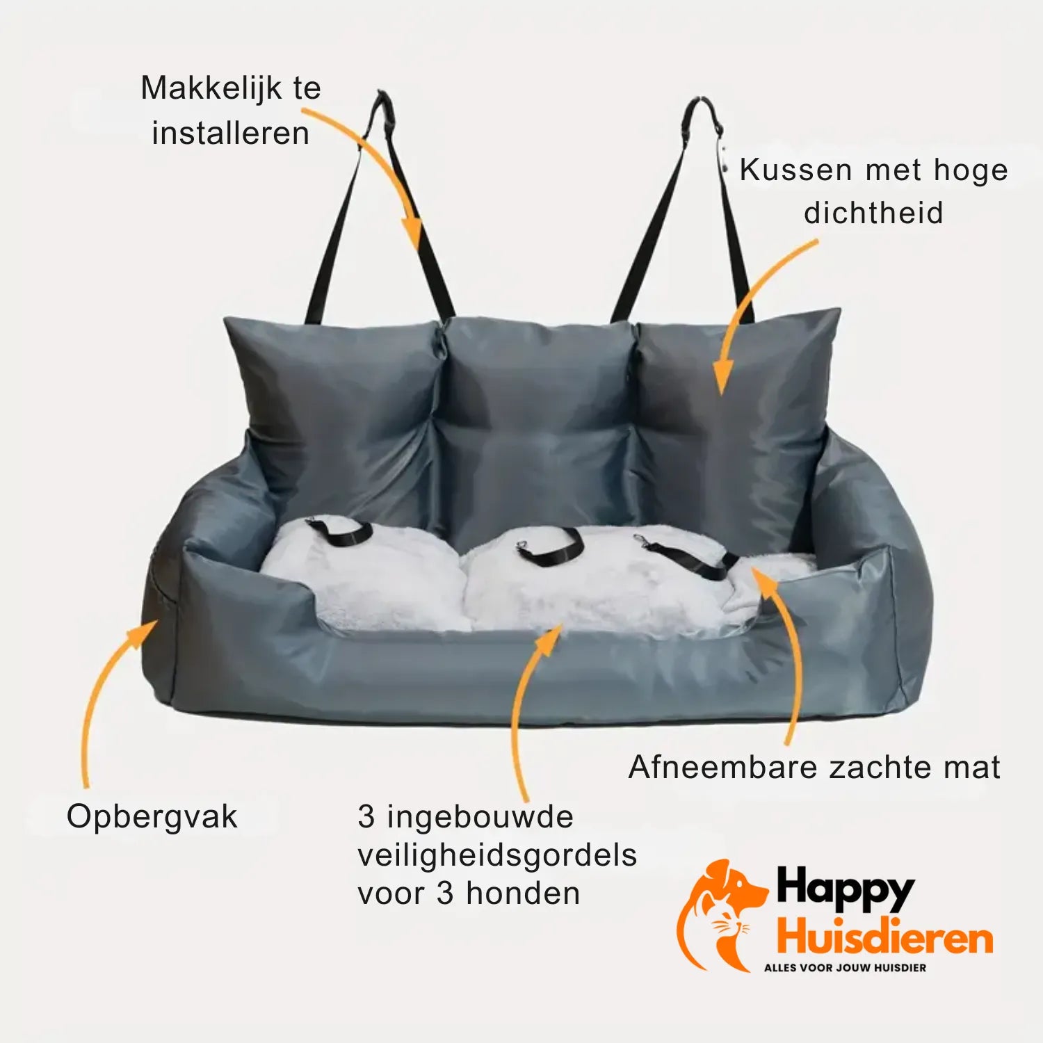 Reisnest | Het perfecte reisbed voor honden onderweg