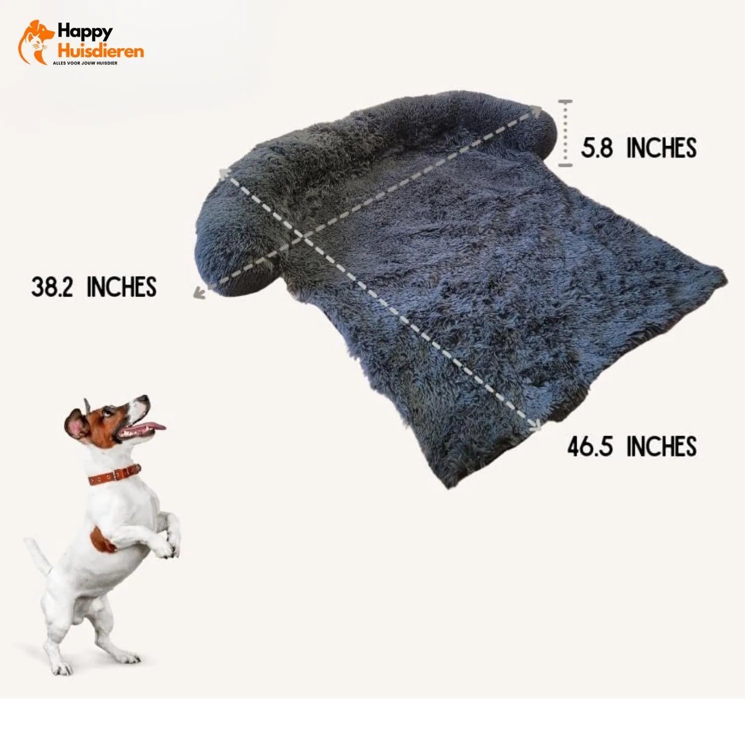 RelaxPup | Waterdichte Hondenmat met Pluche Comfort & Antislip Onderkant