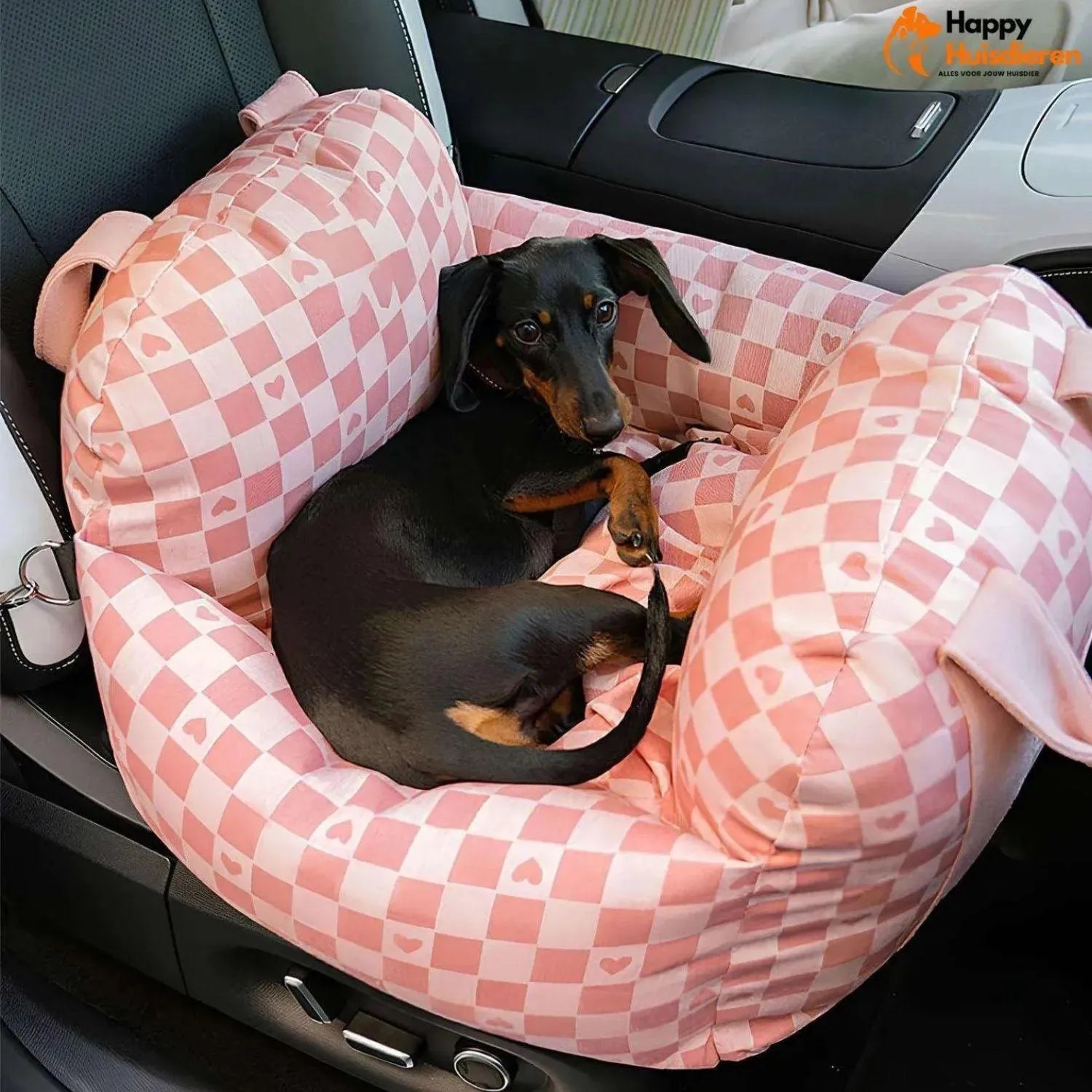 Retro Huisdierstoel | Vintage Comfortabel Autobed voor Honden