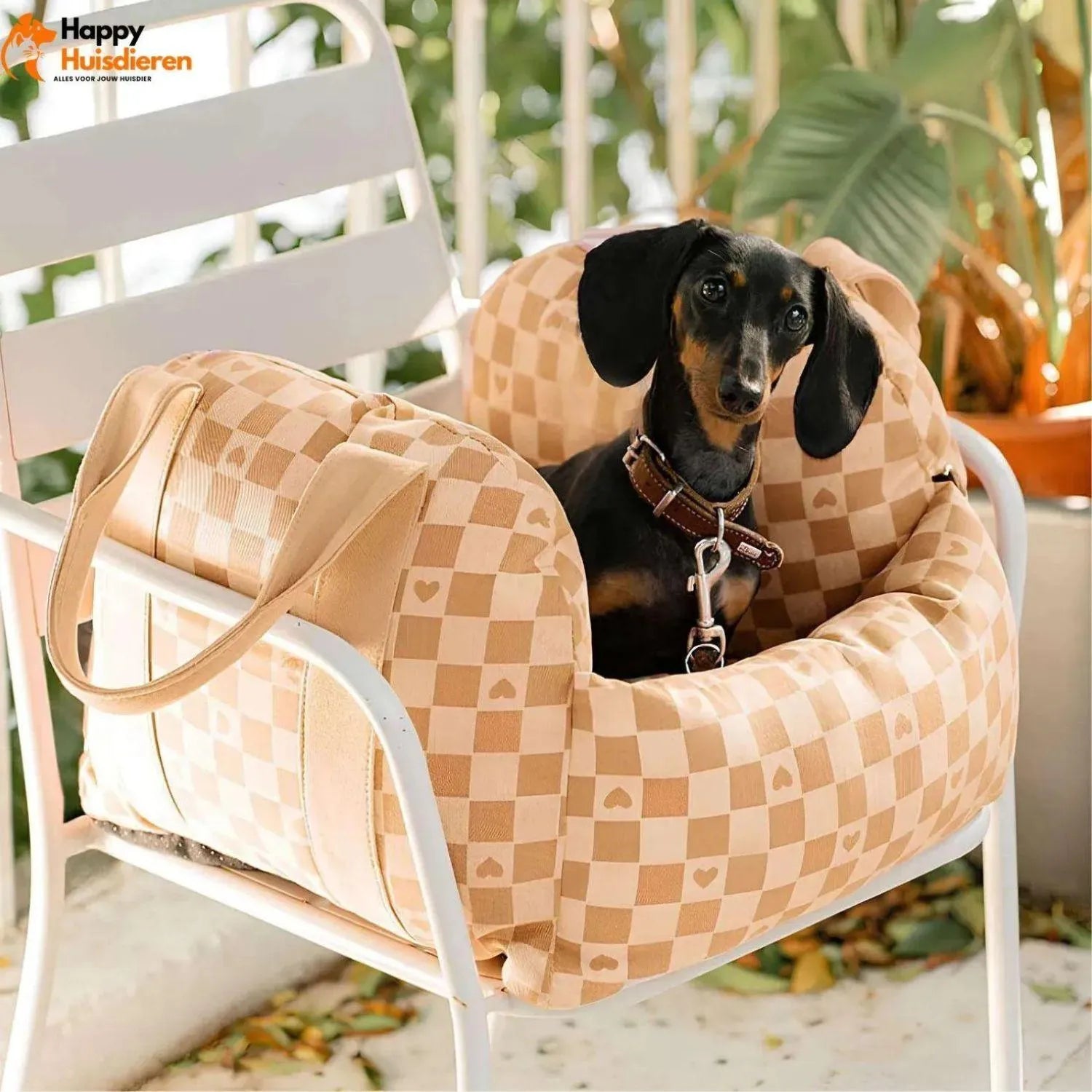 Retro Huisdierstoel | Vintage Comfortabel Autobed voor Honden