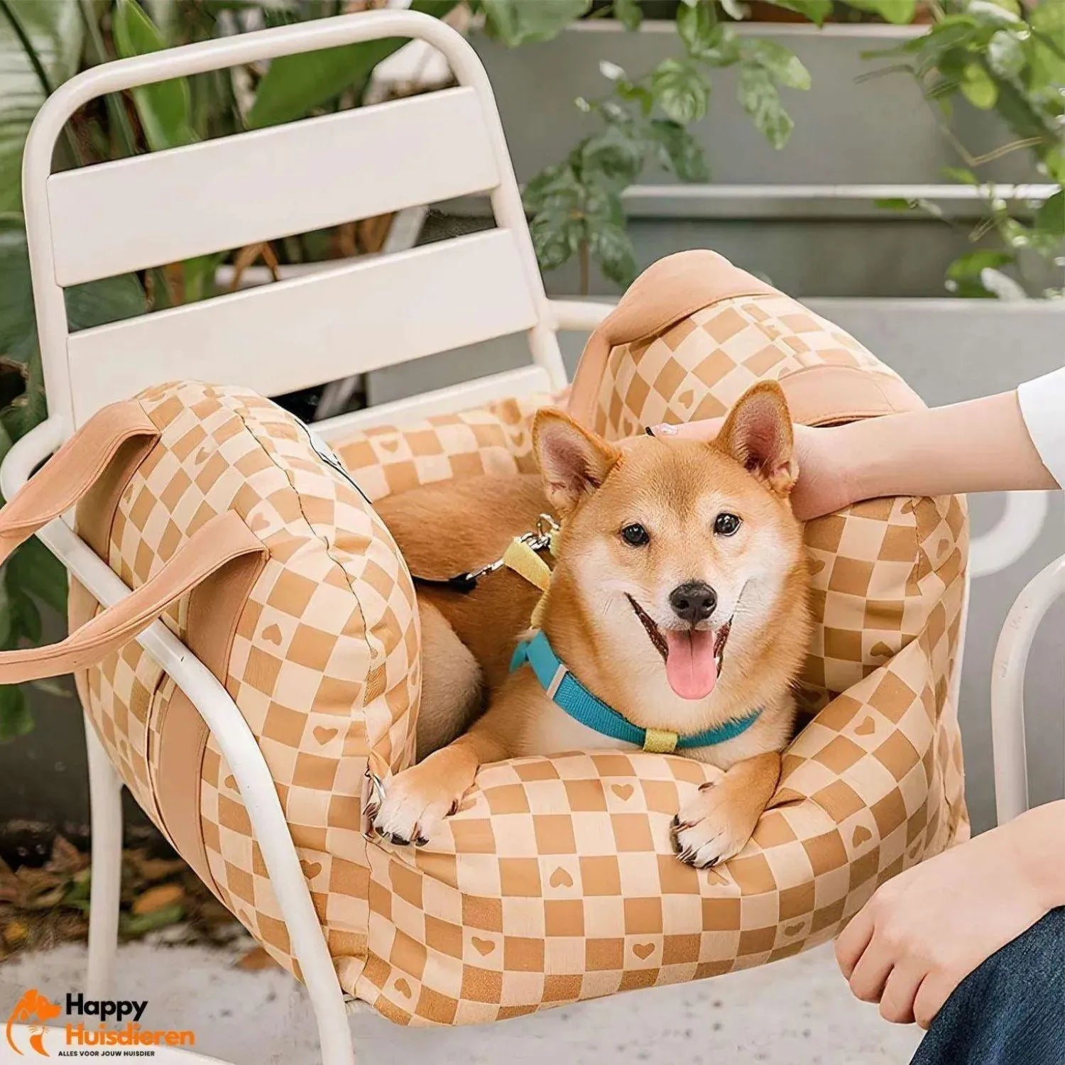 Retro Huisdierstoel | Vintage Comfortabel Autobed voor Honden