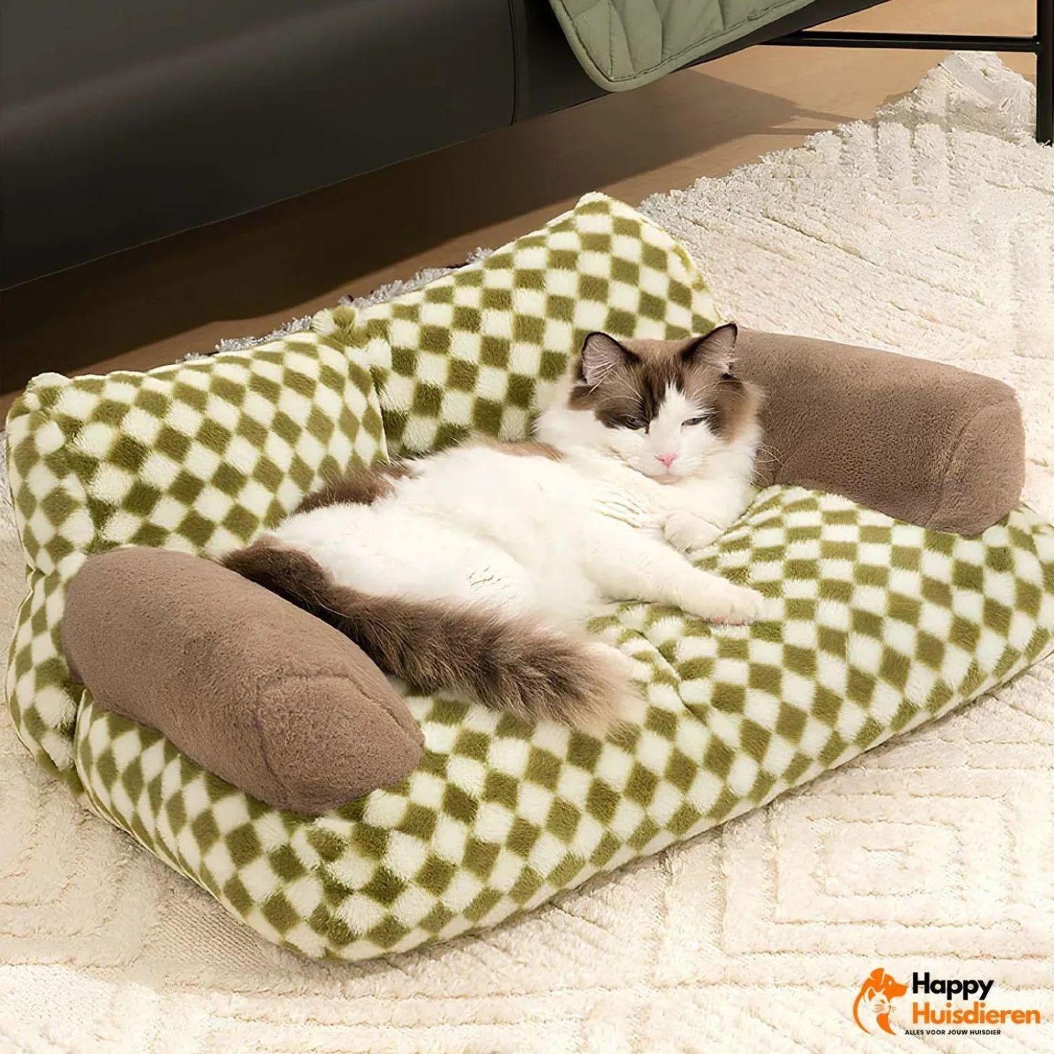 Retro Pet Lounge | Luxe vintage kattenbank voor stijlvol comf