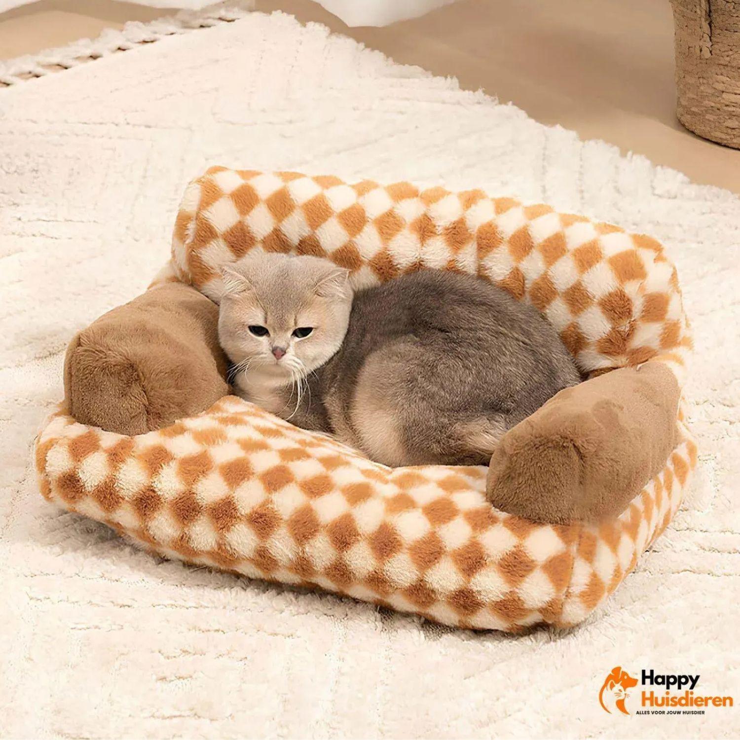 Retro Pet Lounge | Luxe vintage kattenbank voor stijlvol comf