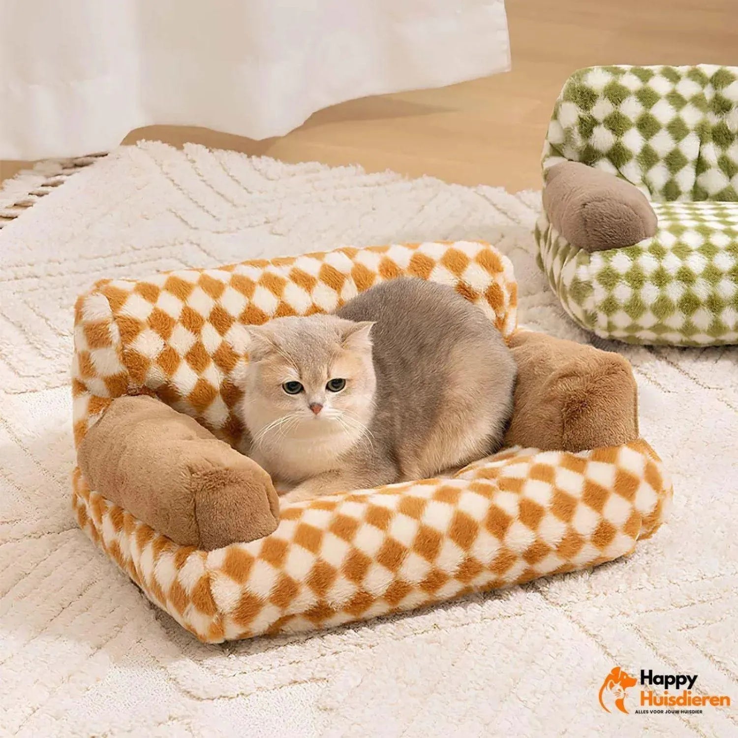 Retro Pet Lounge | Luxe vintage kattenbank voor stijlvol comf