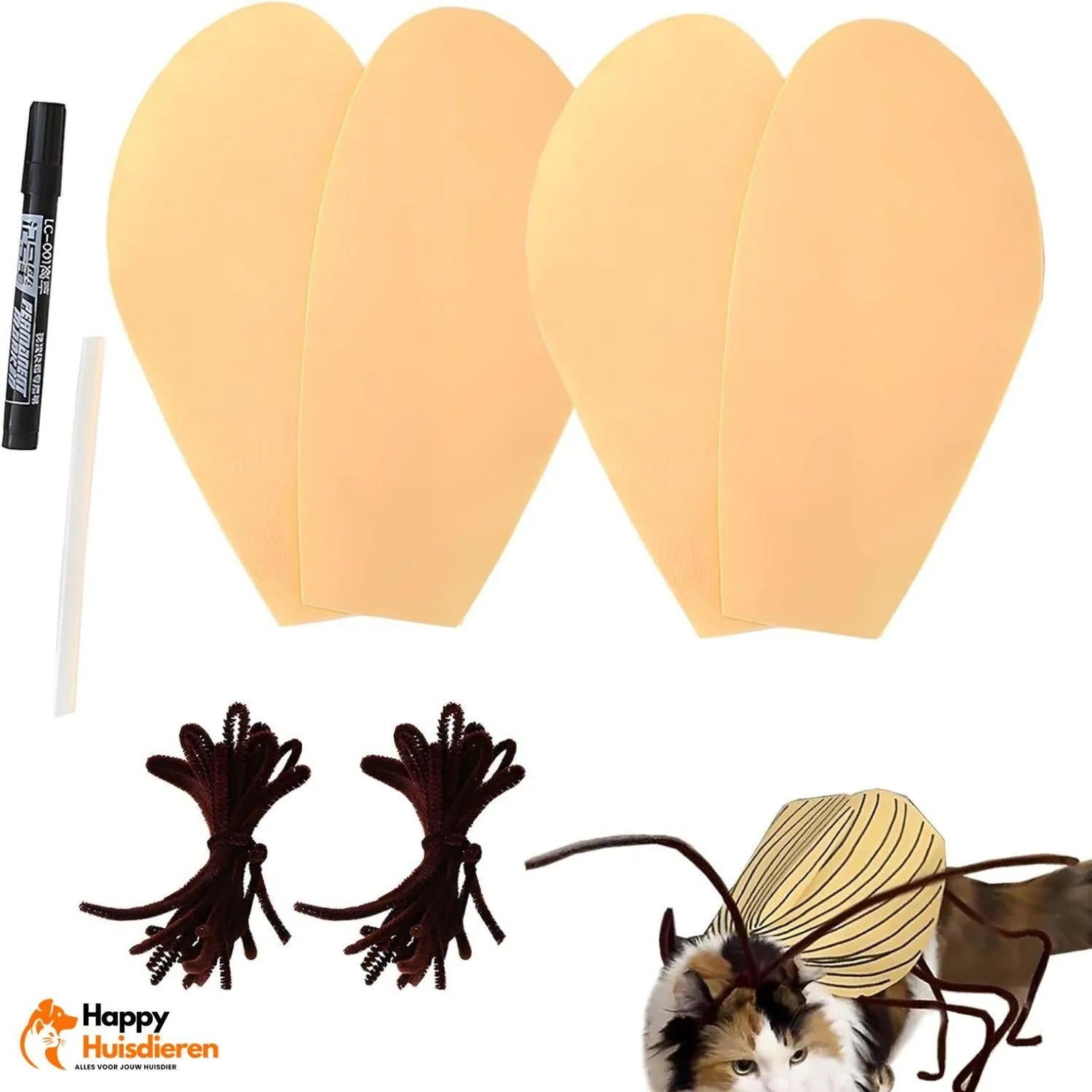 RoachCat Kostuum | Hilarisch kattenkostuum – ultralicht & perfect voor fotoshoots