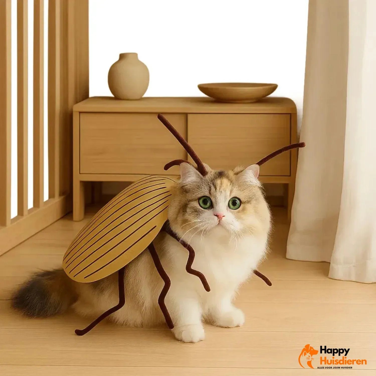 RoachCat Kostuum | Hilarisch kattenkostuum – ultralicht & perfect voor fotoshoots