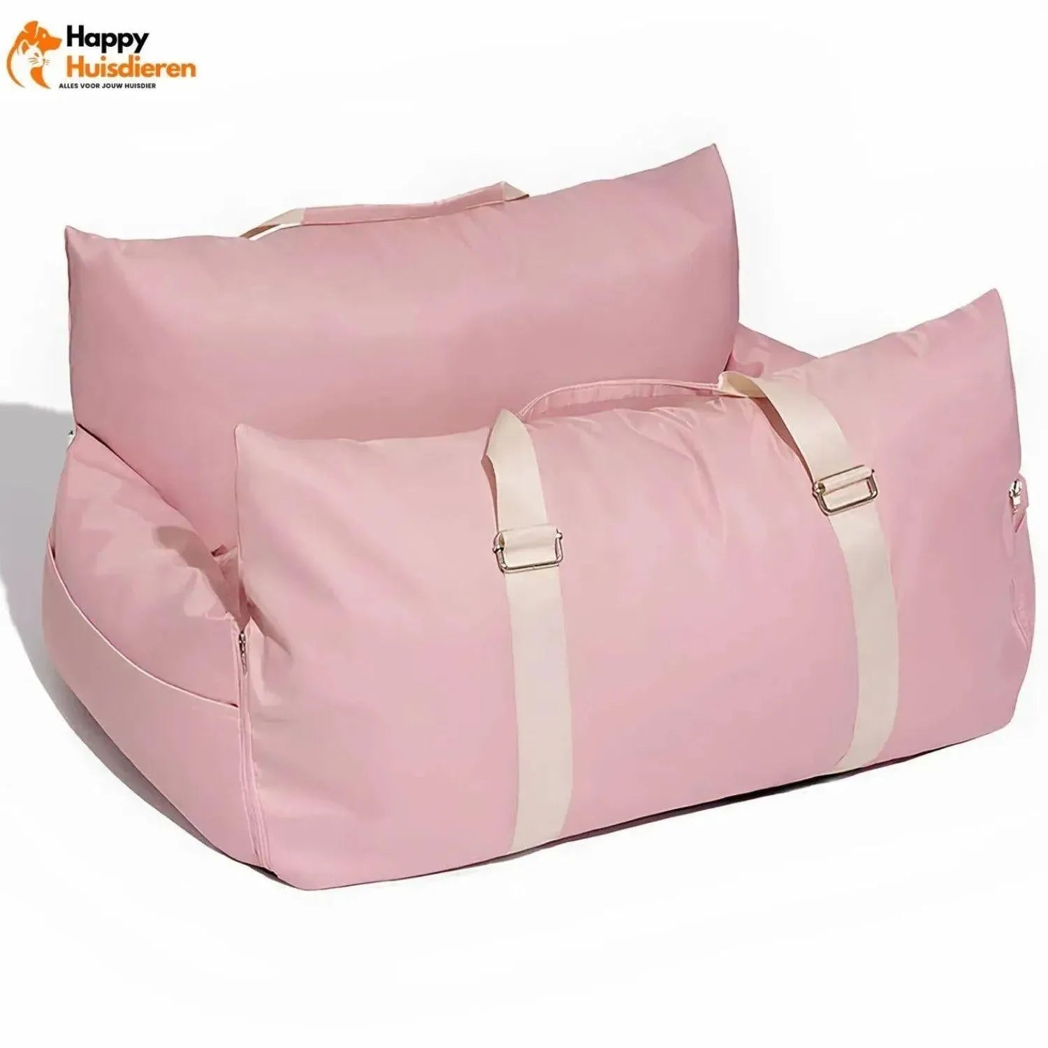 RoadPaws Lounge | Luxe autostoelbed voor honden met verhoogde bescherming