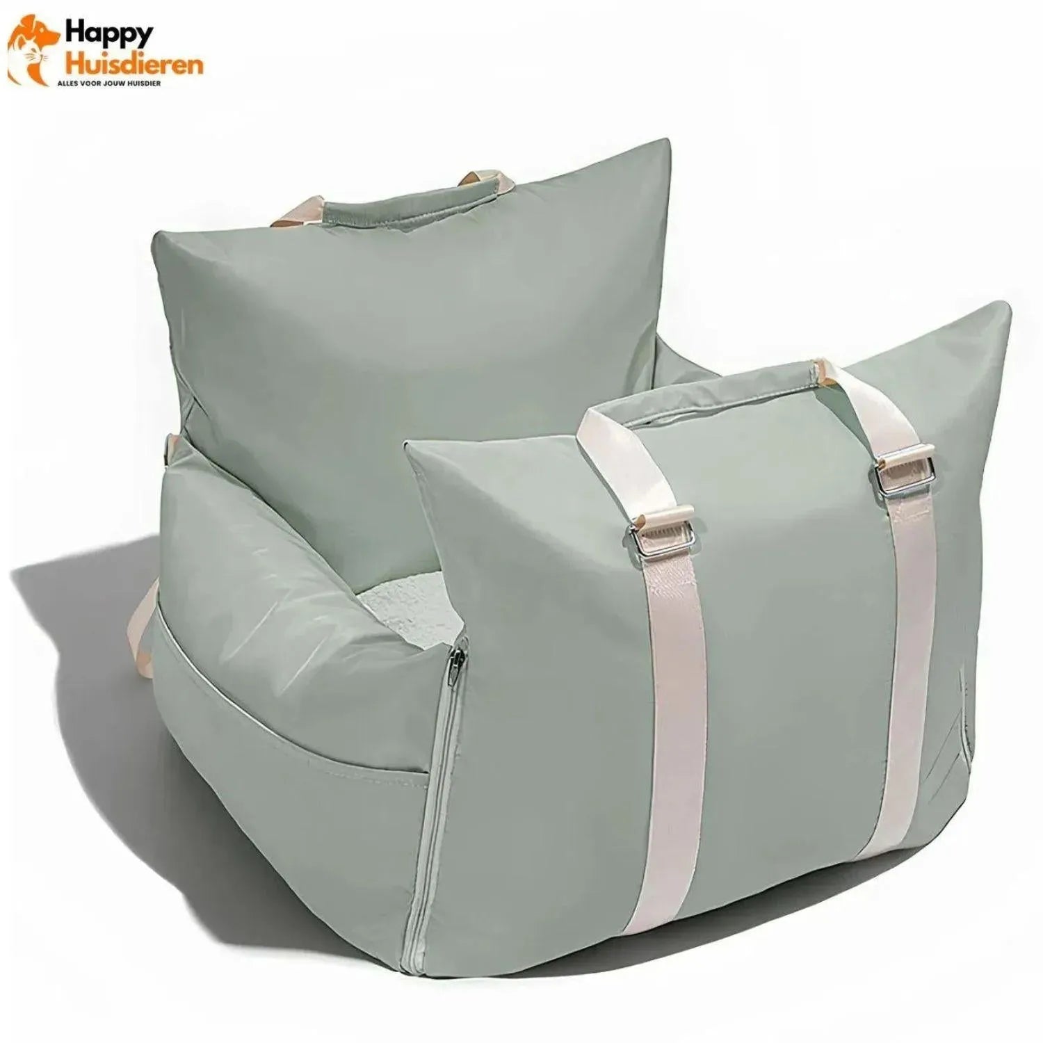 RoadPaws Lounge | Luxe autostoelbed voor honden met verhoogde bescherming