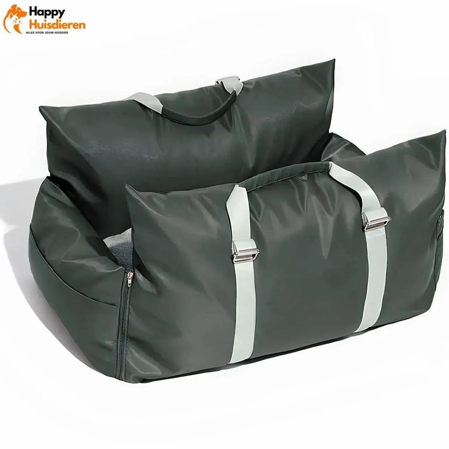 RoadPaws Lounge | Luxe autostoelbed voor honden met verhoogde bescherming