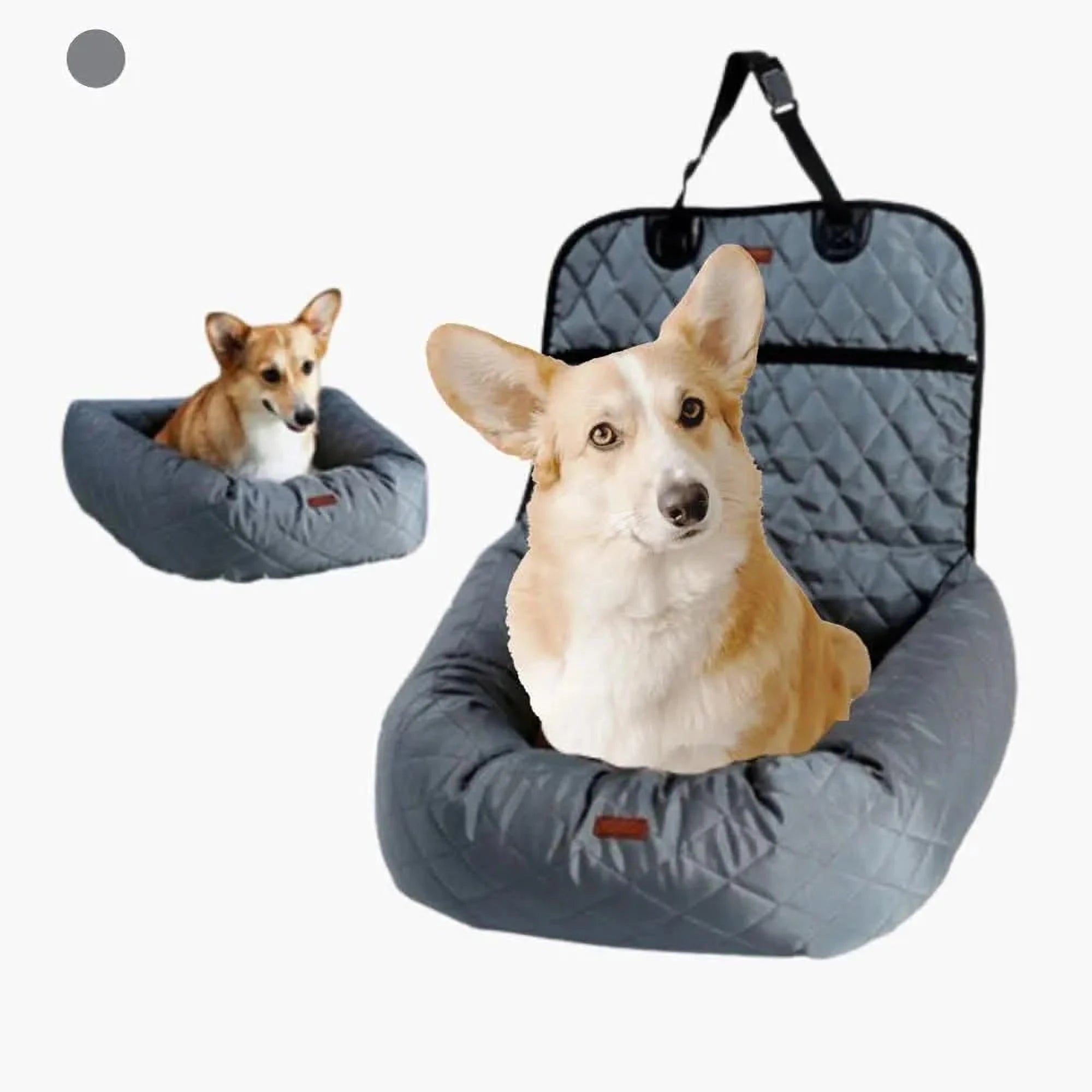 RoadTrip Rover Nest | Veilig Auto Hondenzitje & Comfortabel Bed