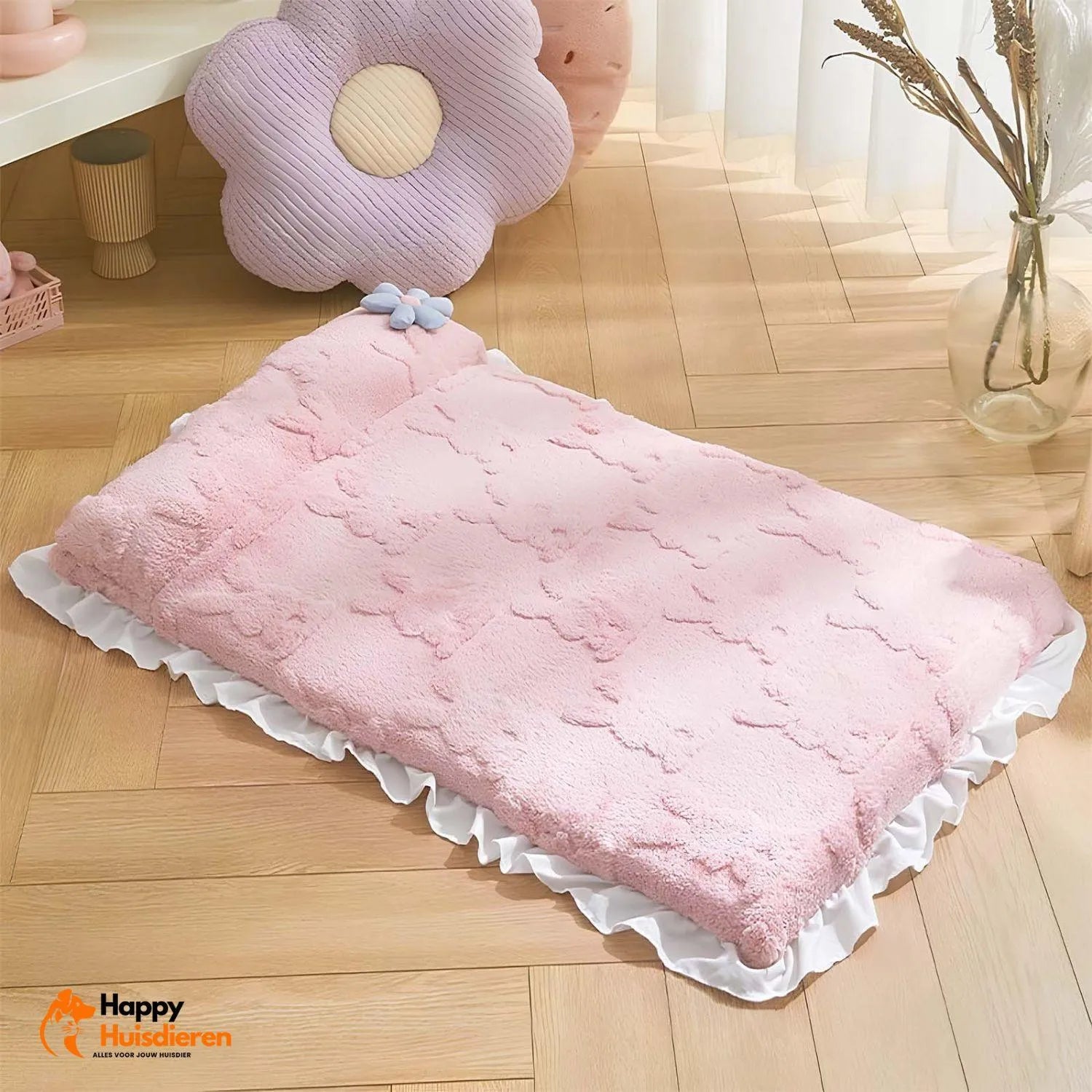 RustZacht Nest | Comfortabel Pluche Kalmerend Bed voor Honden en Katten