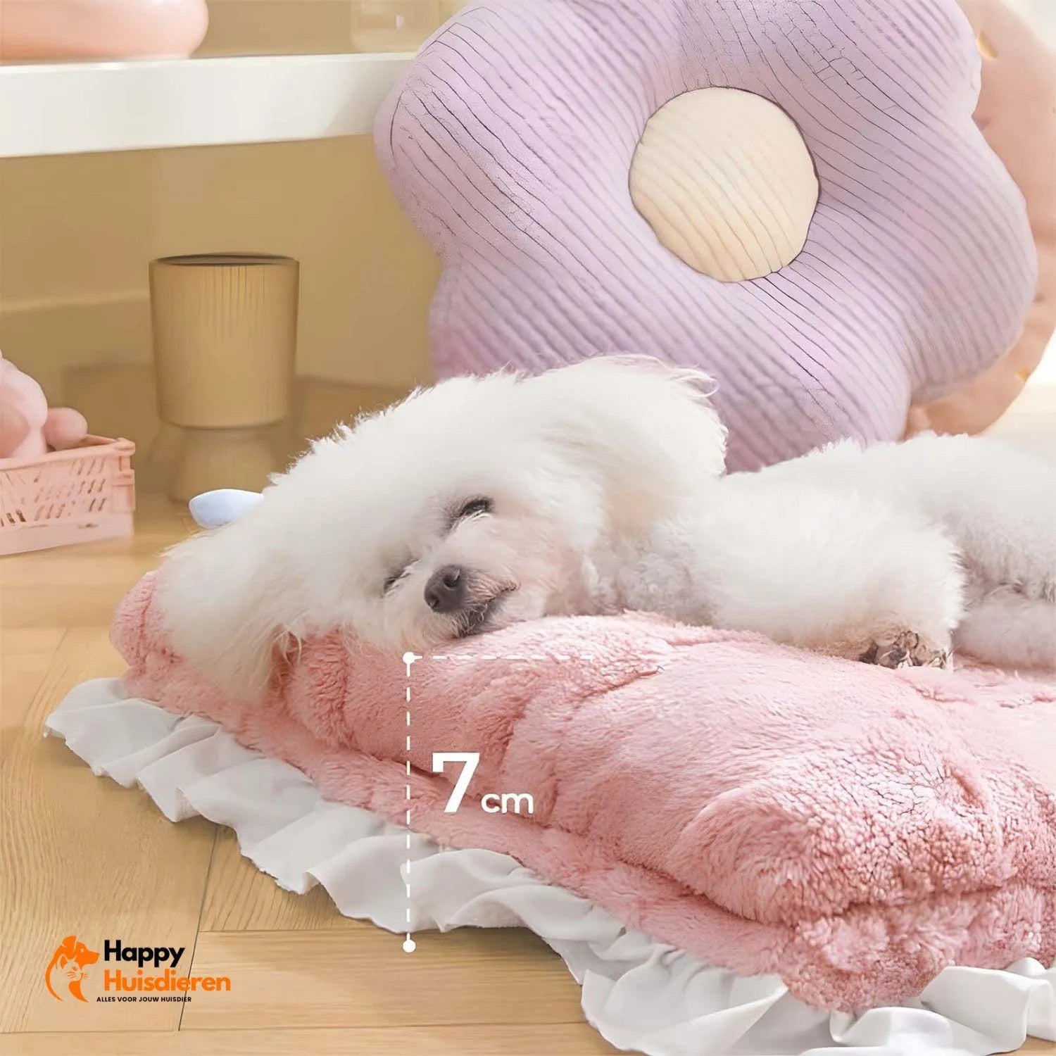 RustZacht Nest | Comfortabel Pluche Kalmerend Bed voor Honden en Katten