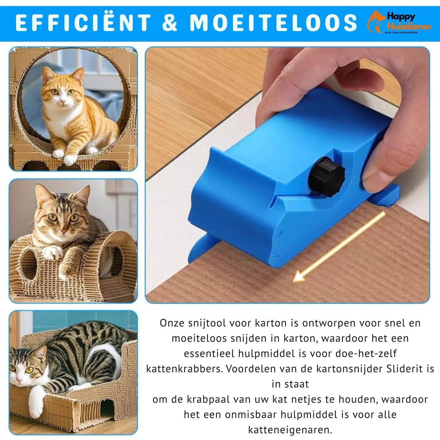 ScratchCreator | DIY gereedschap voor het maken van kartonnen krabmeubels