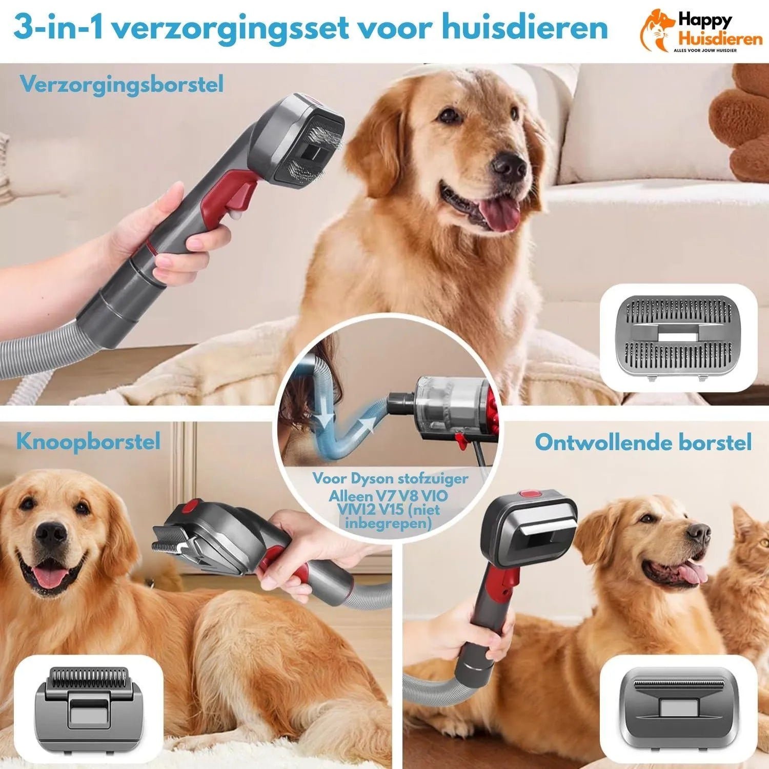 ShedVac | Universeel opzetstuk voor hondenhaarverwijdering