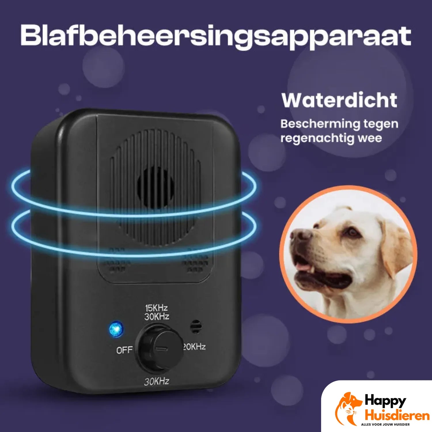 SilentPup | Diervriendelijk Ultrasoon Anti-Blaf Apparaat – pijnvrij, stil & oplaadbaar