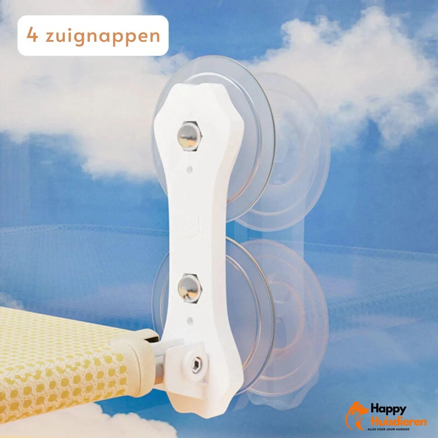 SkyView Hammock | Kattenhangmat voor raam – stevig, wasbaar & ruimtebesparend