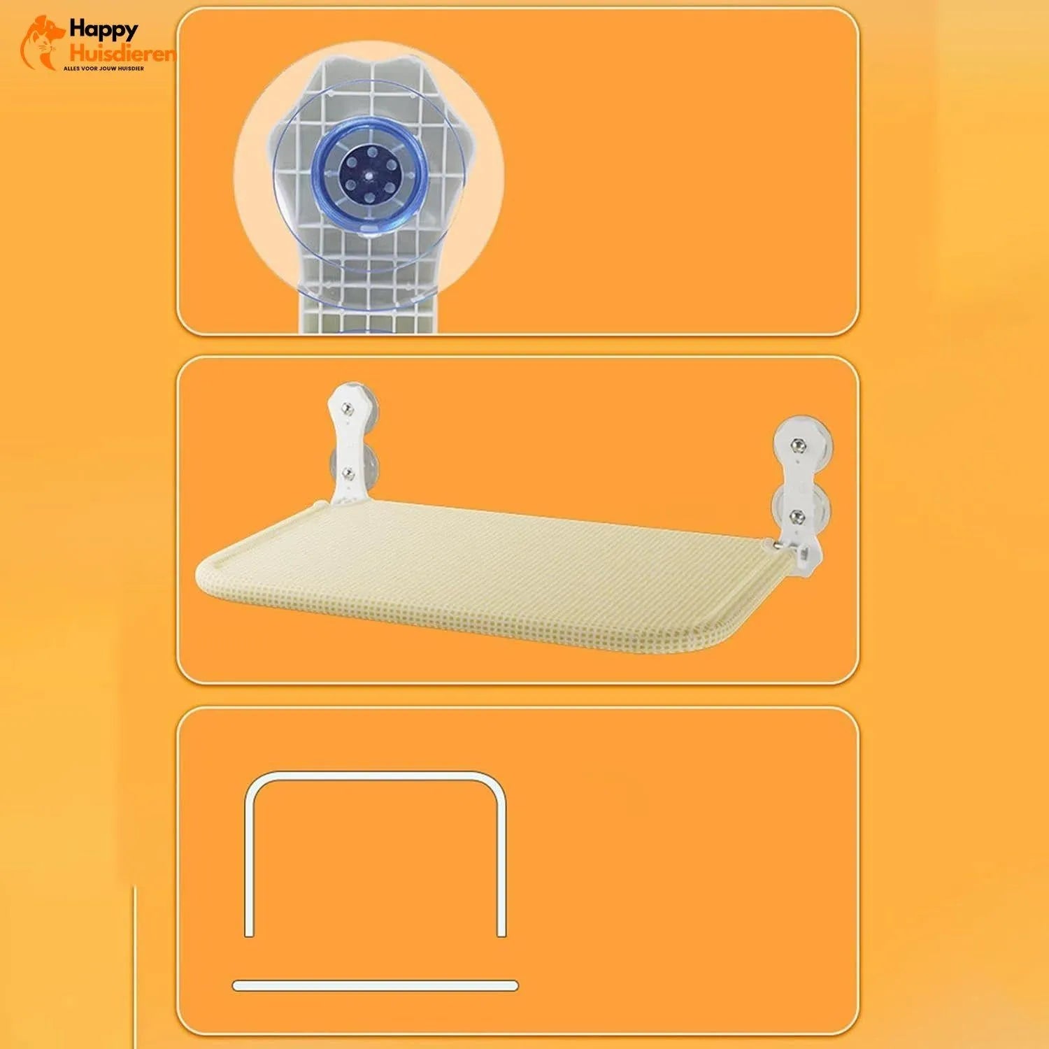 SkyView Hammock | Kattenhangmat voor raam – stevig, wasbaar & ruimtebesparend