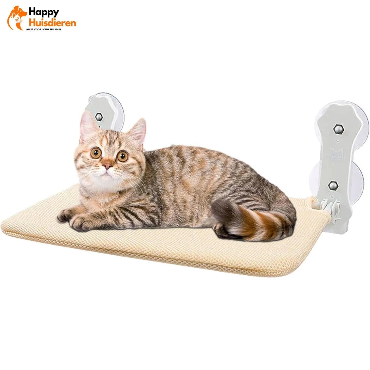 SkyView Hammock | Kattenhangmat voor raam – stevig, wasbaar & ruimtebesparend