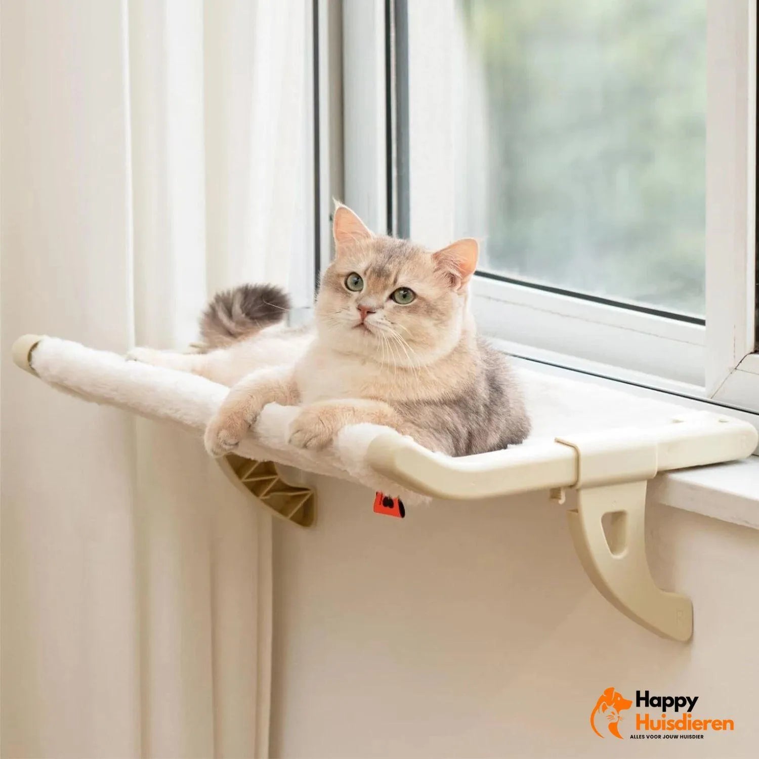 SleepyPerch | Hangend kattenbed voor comfort naast bed of raam