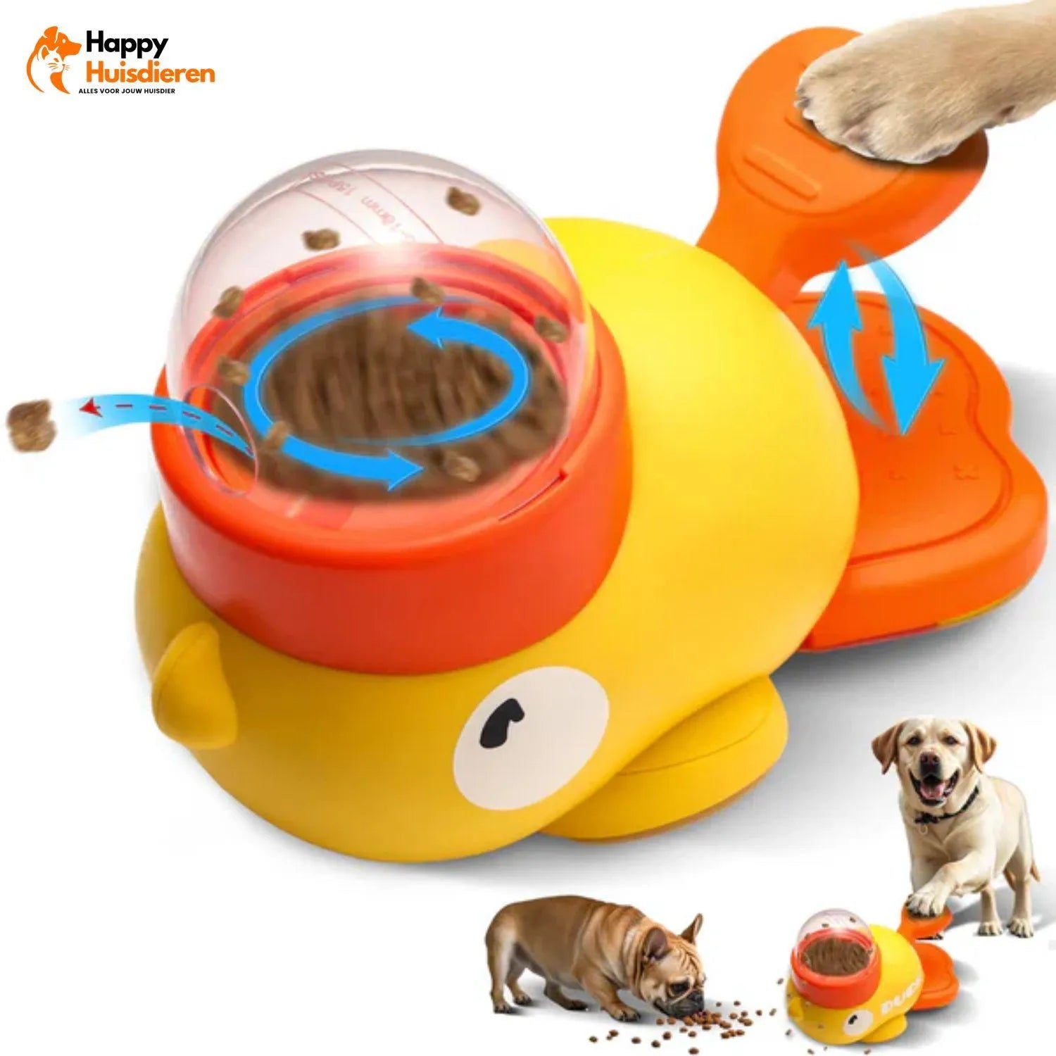 SnackSmarts | Interactieve Snackdispenser met Pedaal – Slim Spel & Beloning voor Honden