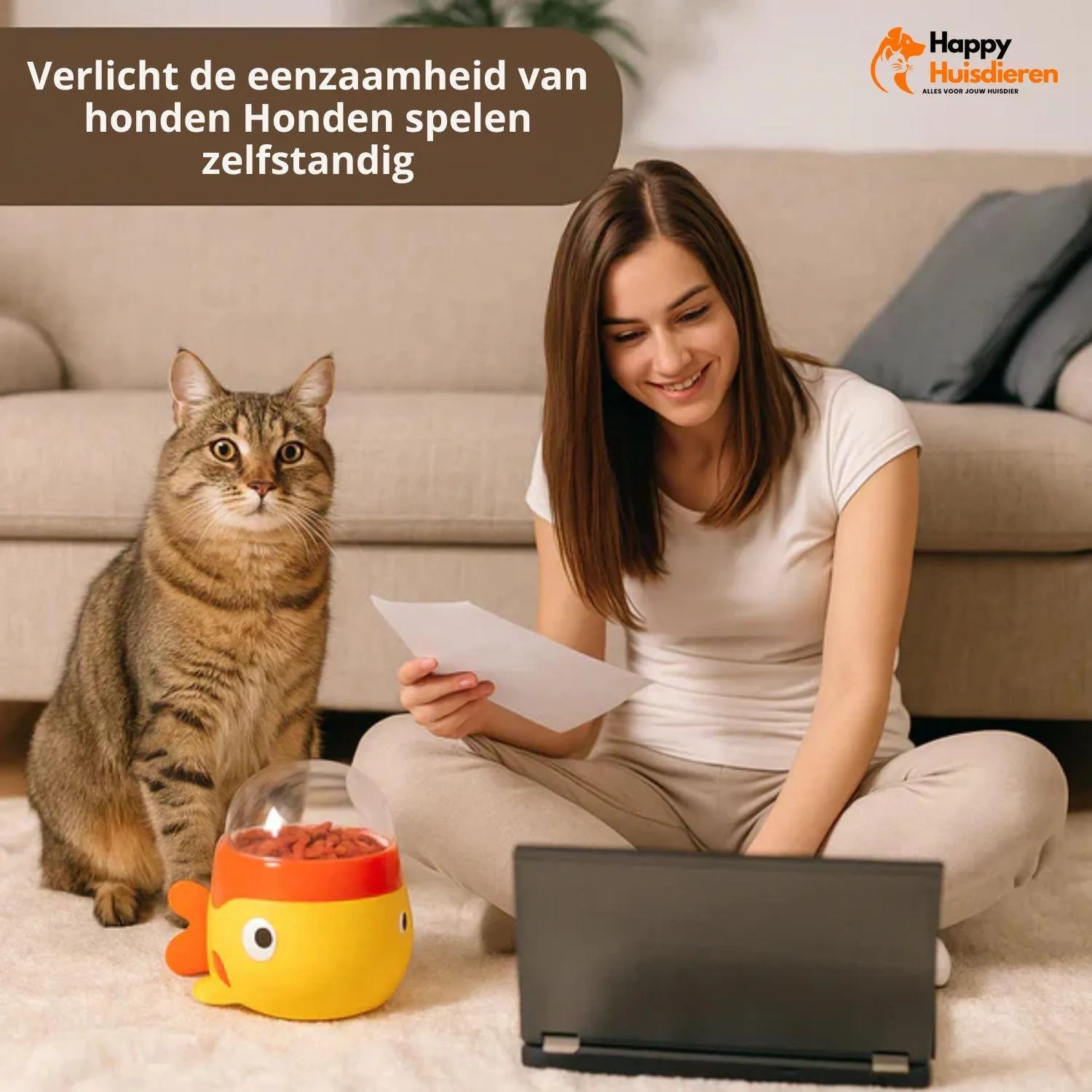 SnackSmarts | Interactieve Snackdispenser met Pedaal – Slim Spel & Beloning voor Honden