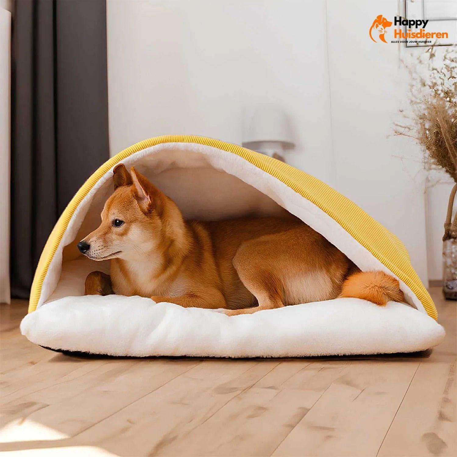 Snoozio Hondenbed | Zachte slaapzak voor honden en pups