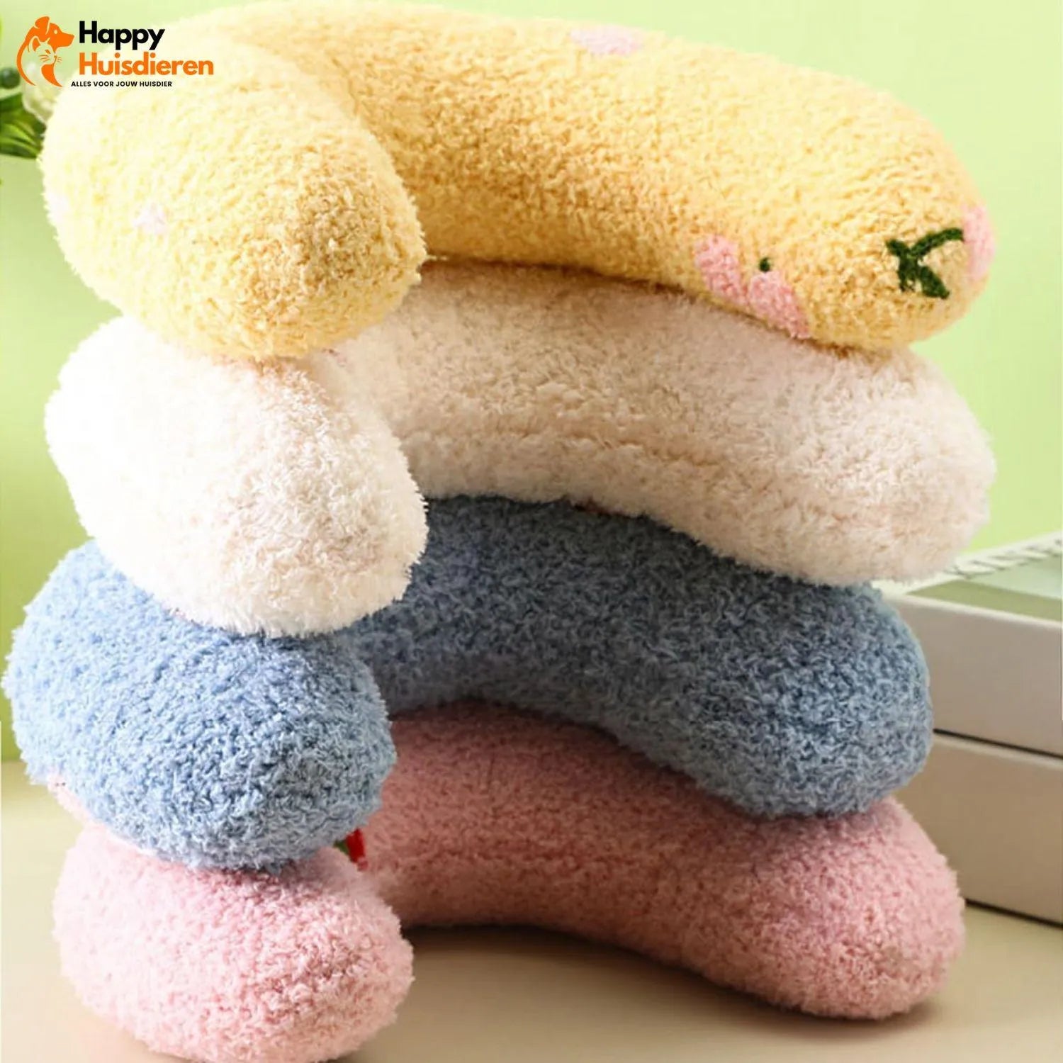 SnugPillow | Zacht huisdierkussentje van parelkatoen – compact & wasbaar