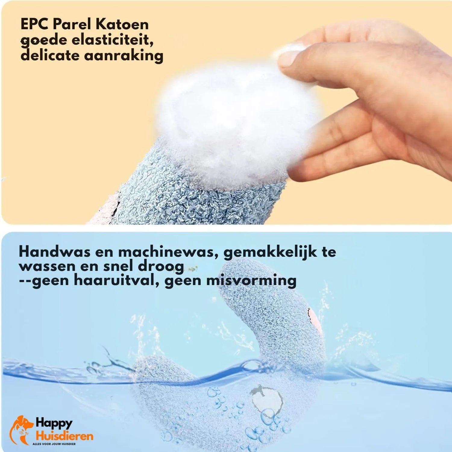 SnugPillow | Zacht huisdierkussentje van parelkatoen – compact & wasbaar