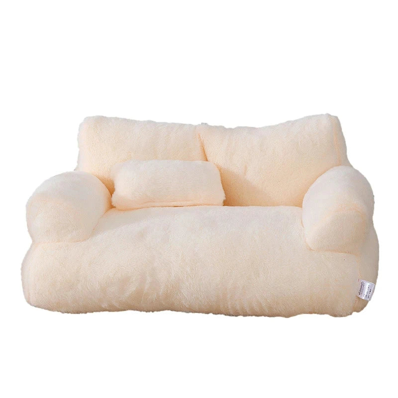 SnugPurr Sofa | Kattenbed pluche antislip met kussen