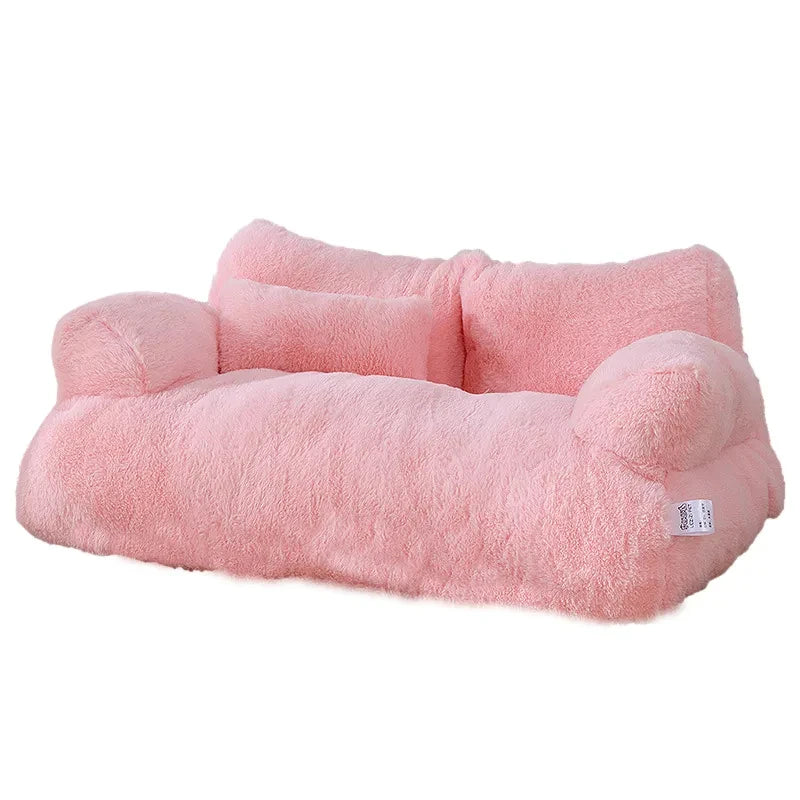 SnugPurr Sofa | Kattenbed pluche antislip met kussen