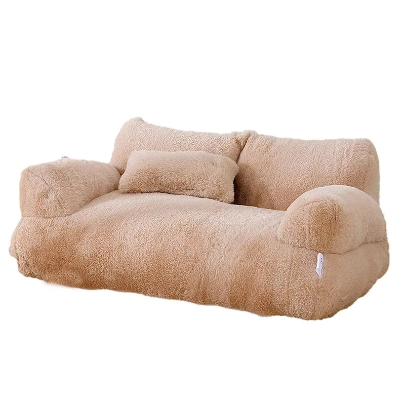 SnugPurr Sofa | Kattenbed pluche antislip met kussen