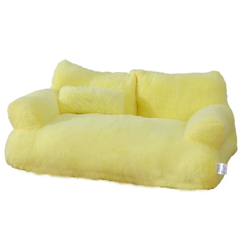 SnugPurr Sofa | Kattenbed pluche antislip met kussen