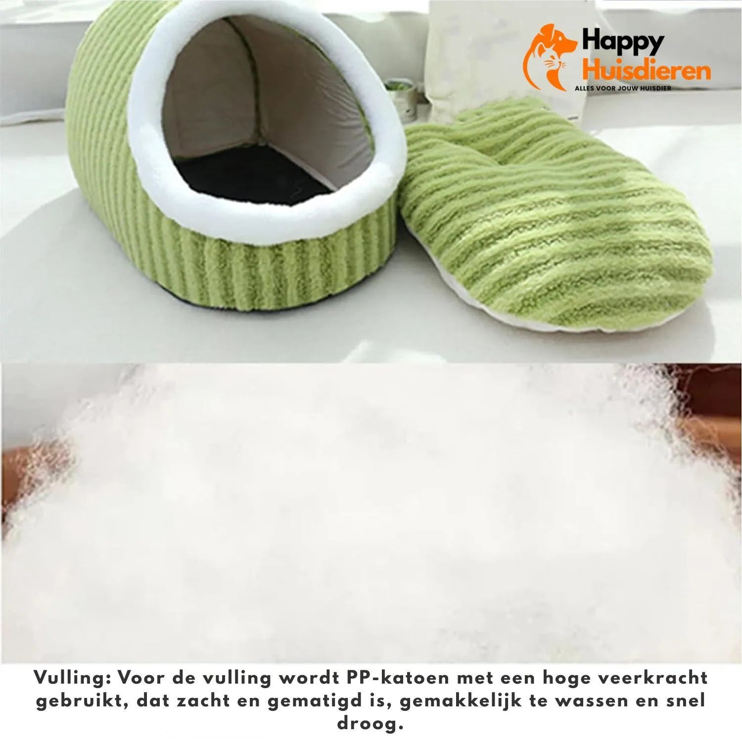 Snuggle Pups | Comfortabele Pluche Mand voor Honden & Katten – Zacht & Kalmerend